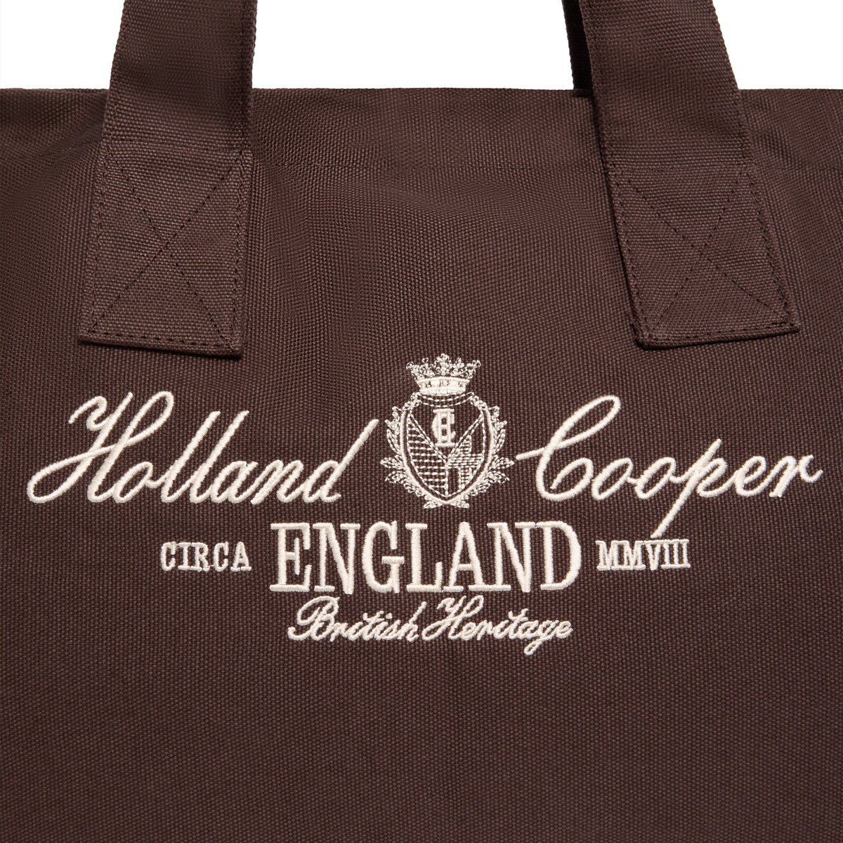 Womens Holland Cooper Chocolate/Ecru Essential Tote Bag