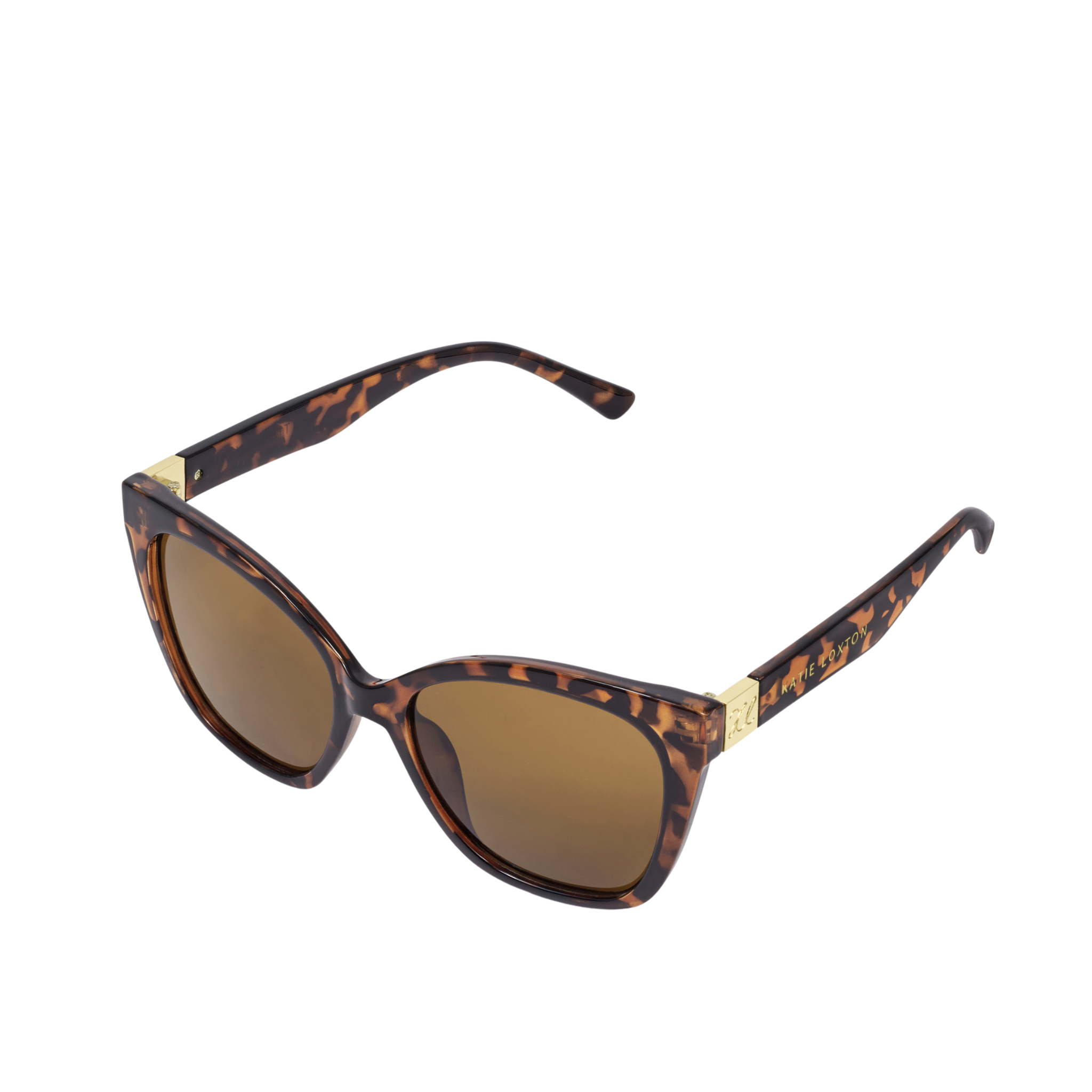 Womens Katie Loxton Dark Tortoiseshell Mykonos Sunglasses