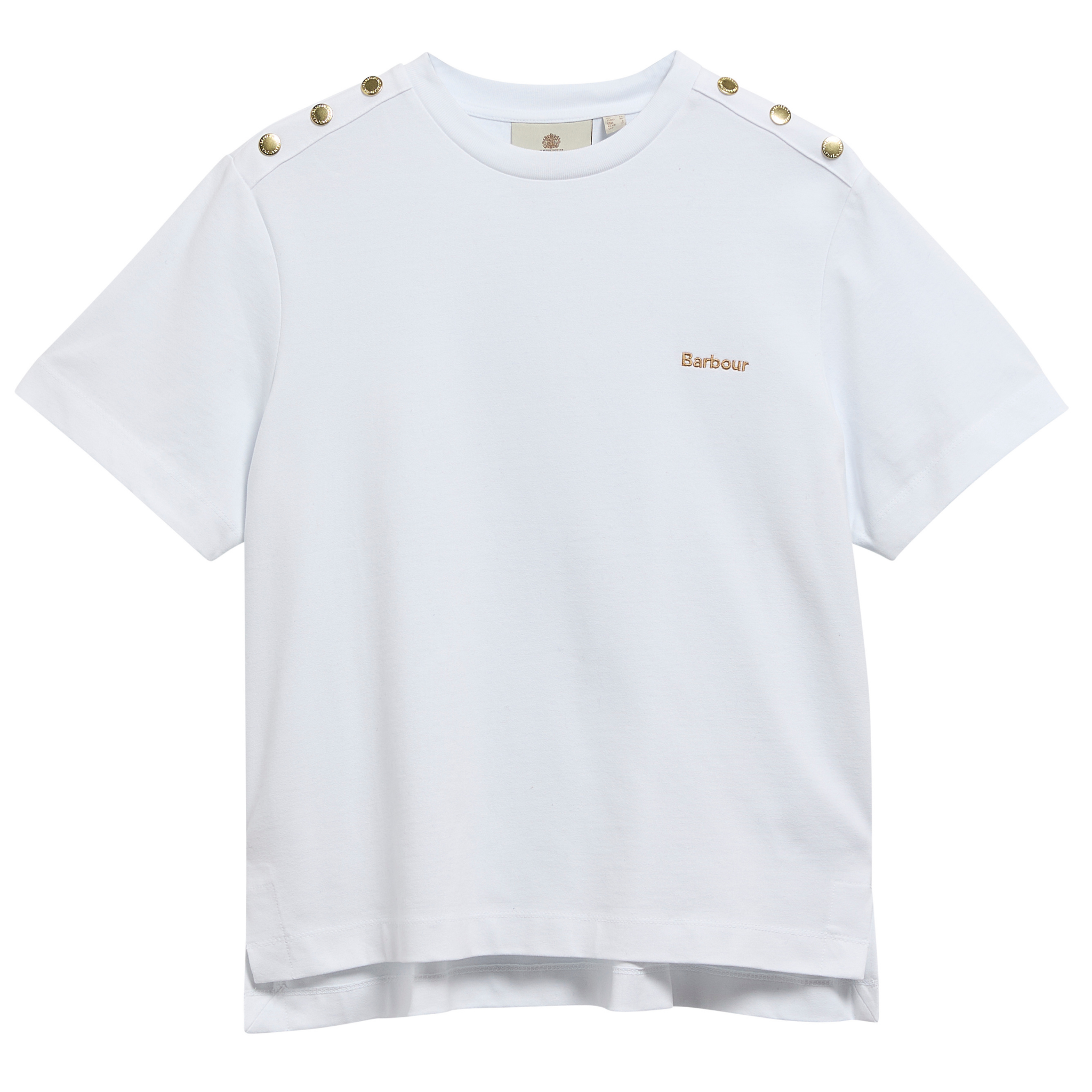 Womens Barbour White Alverstone S/s T Shirt