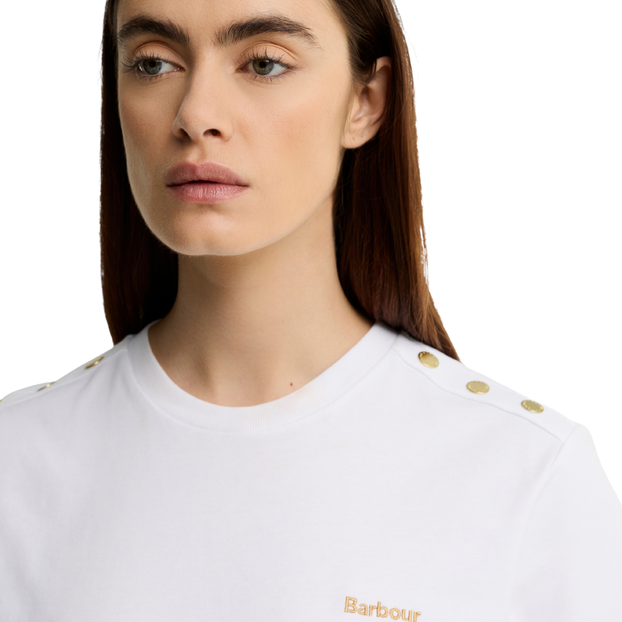 Womens Barbour White Alverstone S/s T Shirt