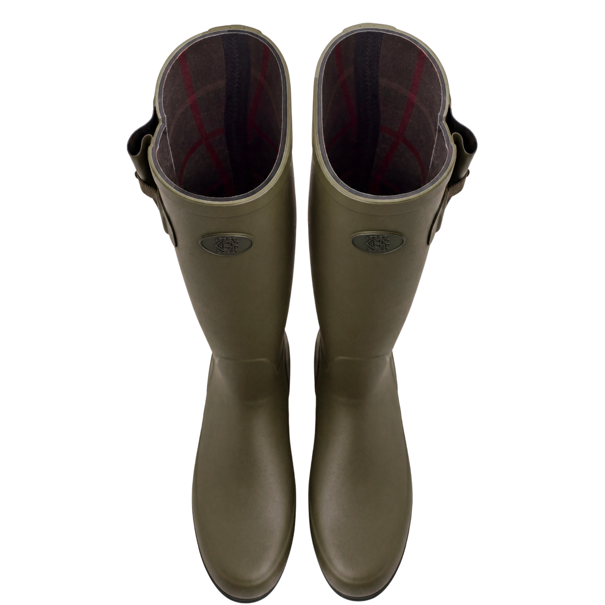 Womens Holland Cooper Hunter Green Farnley Wellington Boots