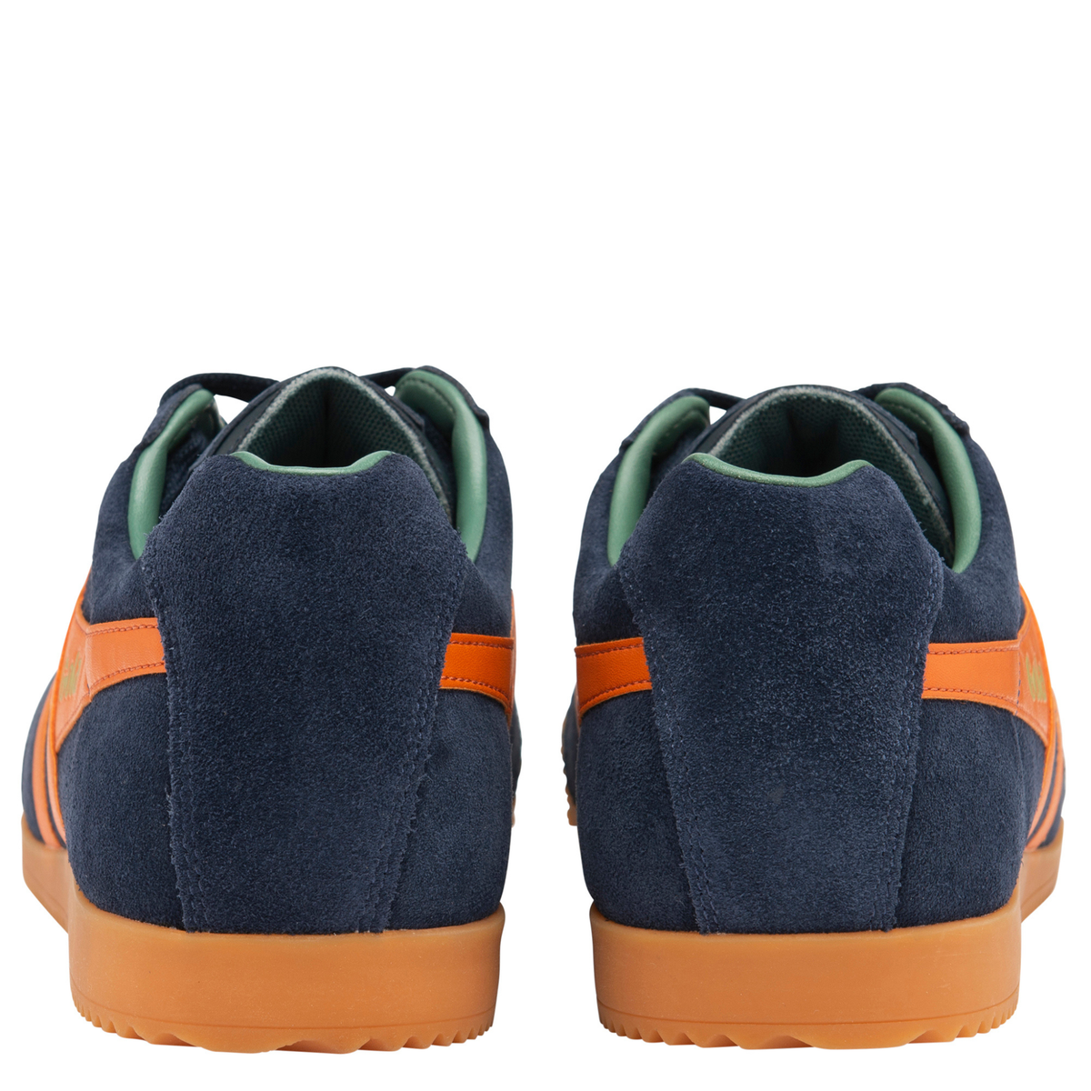 Mens Gola Navy/Moody Orange/Sage Harrier Trainers