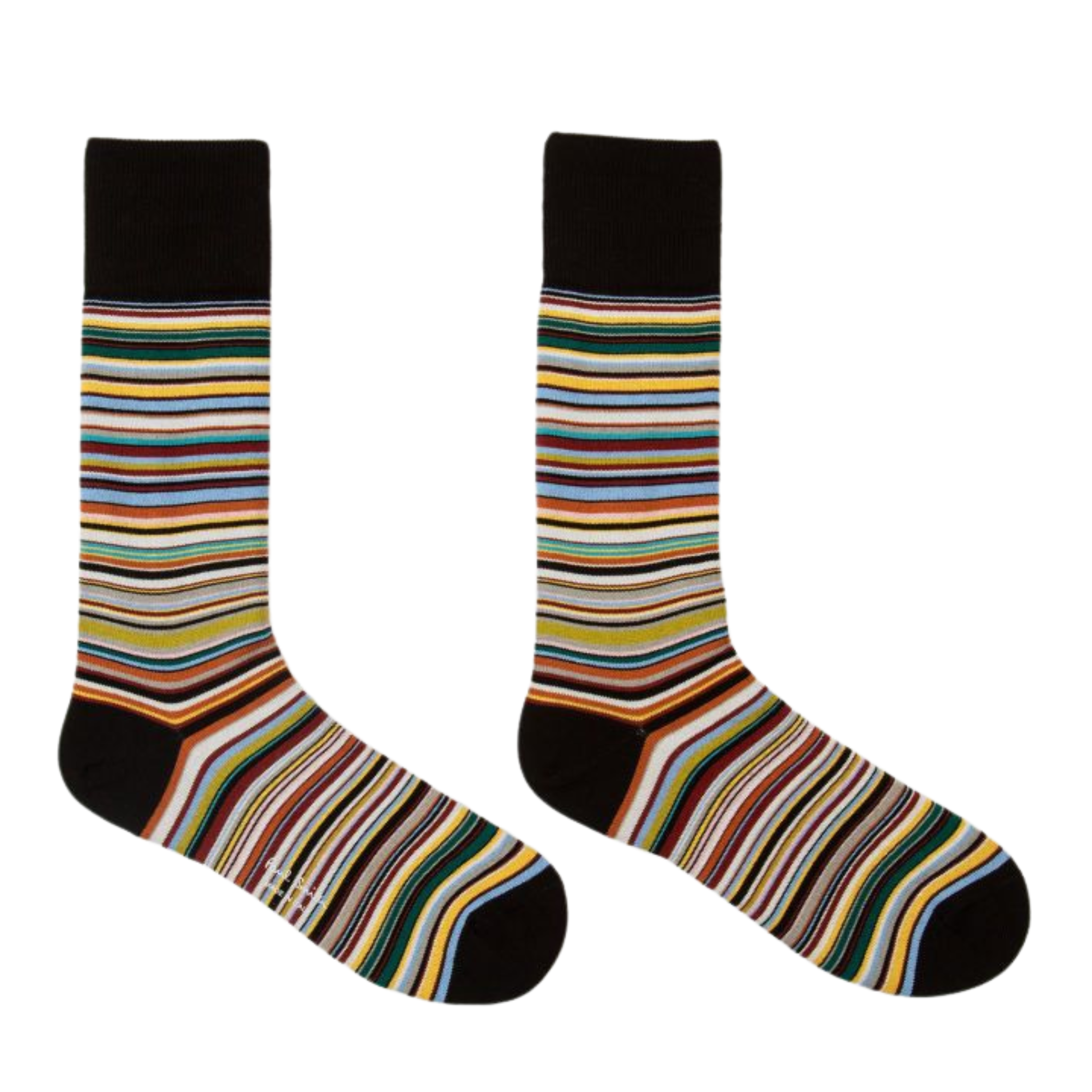 Mens Paul Smith Mixed Signature Stripe 2 Pack Socks