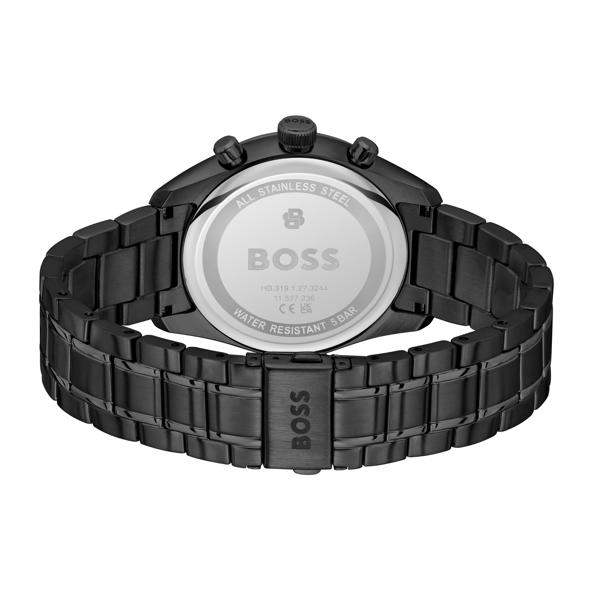Mens BOSS Black/Blue Dial Grand Prix 44 Bracelet Watch