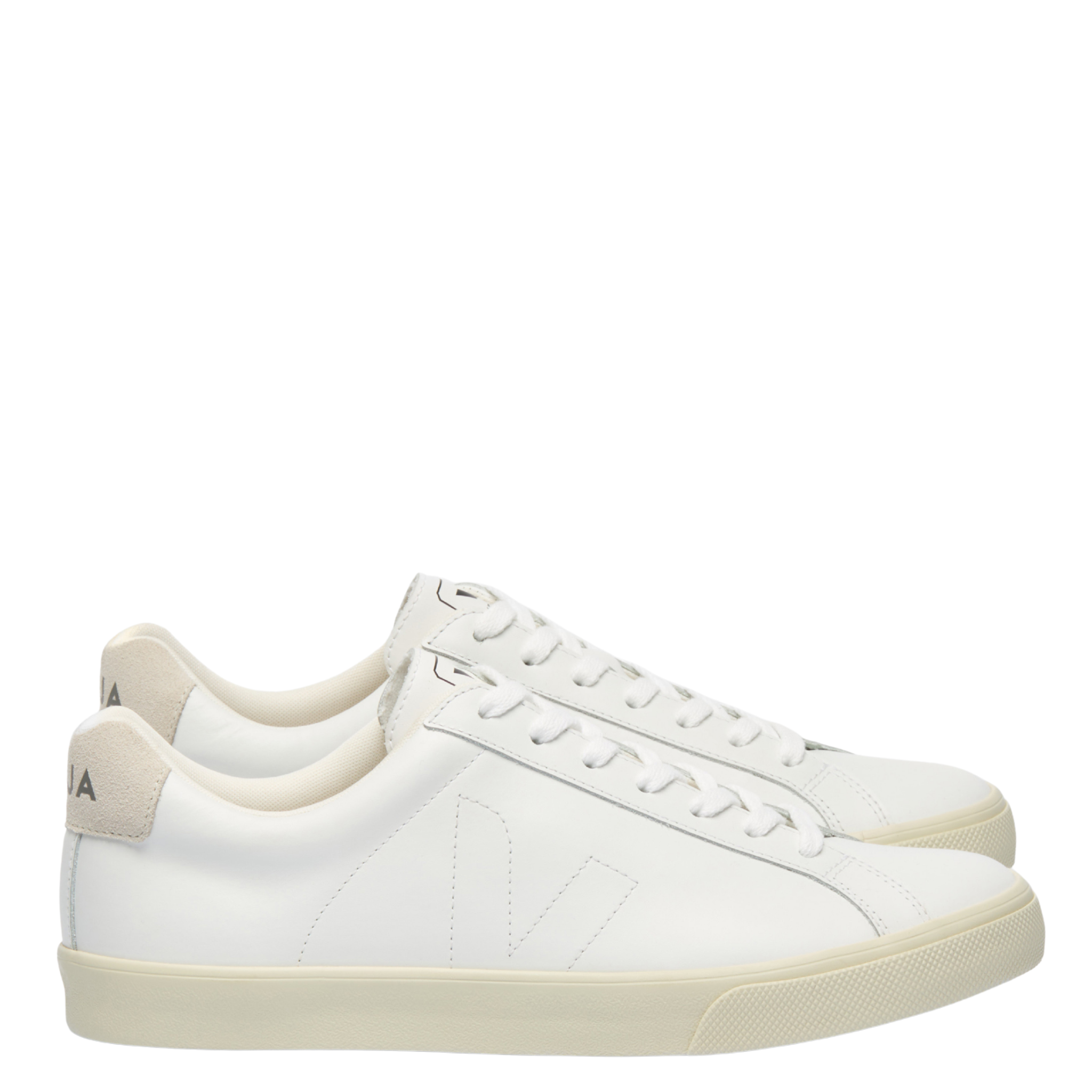 Mens VEJA Extra White Esplar Leather Trainers