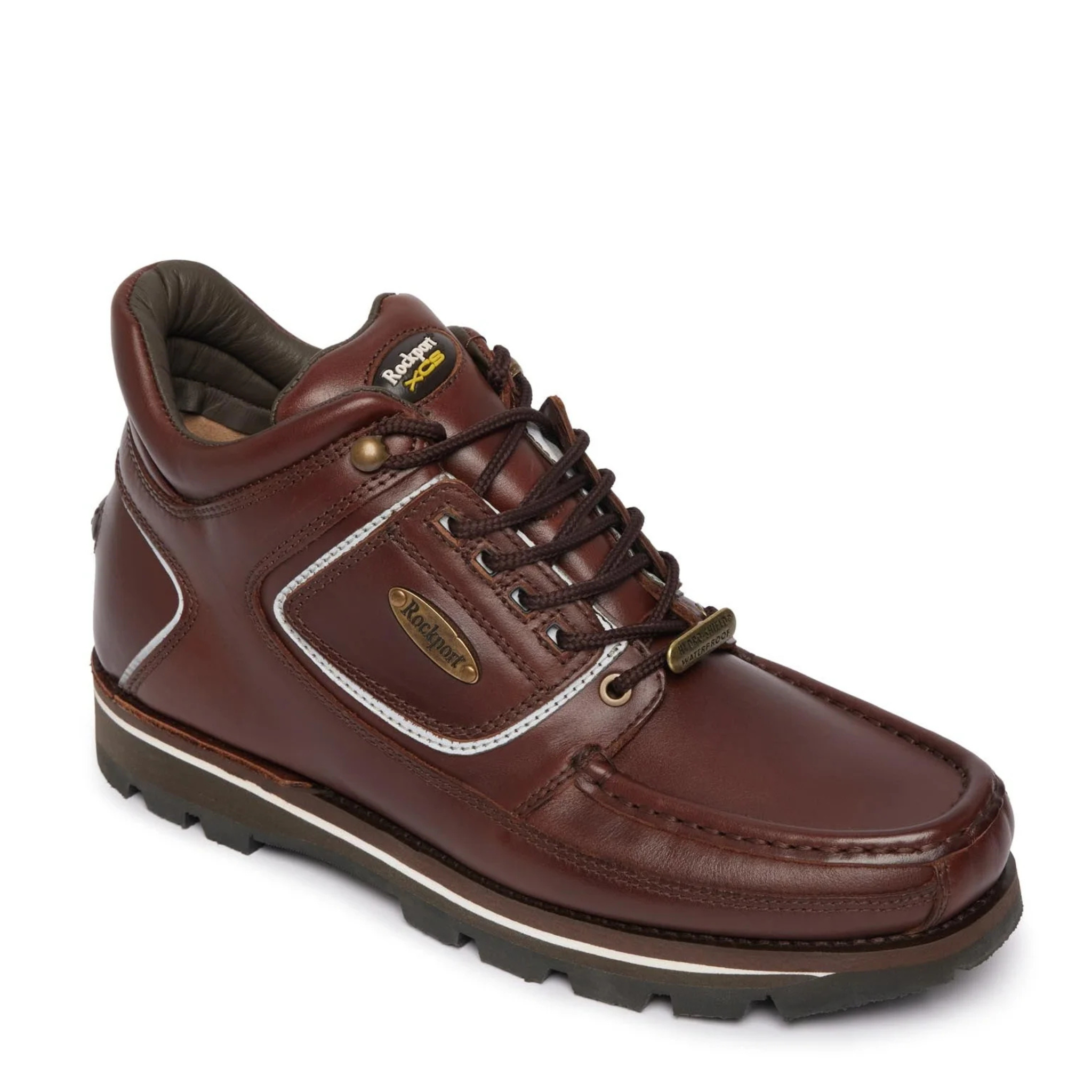 Mens Rockport Dark Brown Umbwe Millenium Anniversary Boots