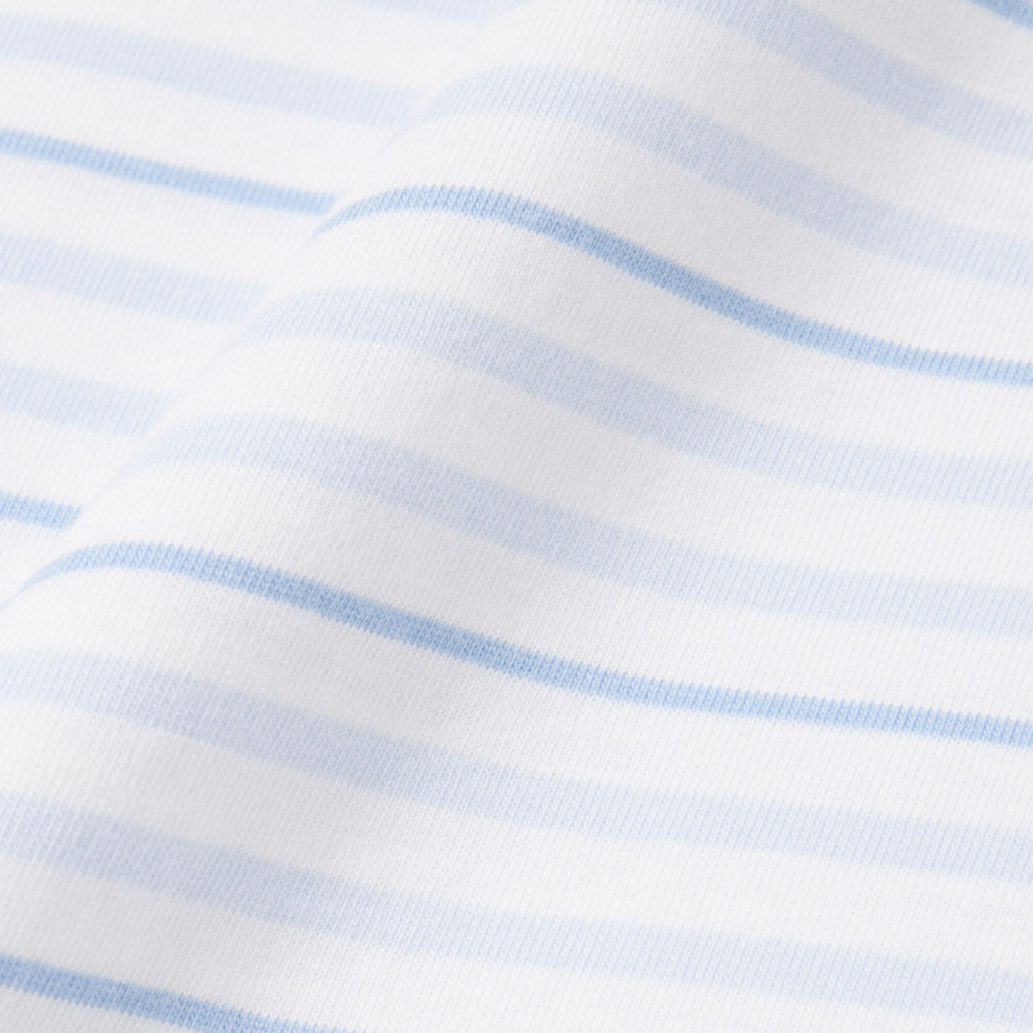 Mens Lacoste Phoenix Blue/Flour Striped Classic Fit S/s T Shirt