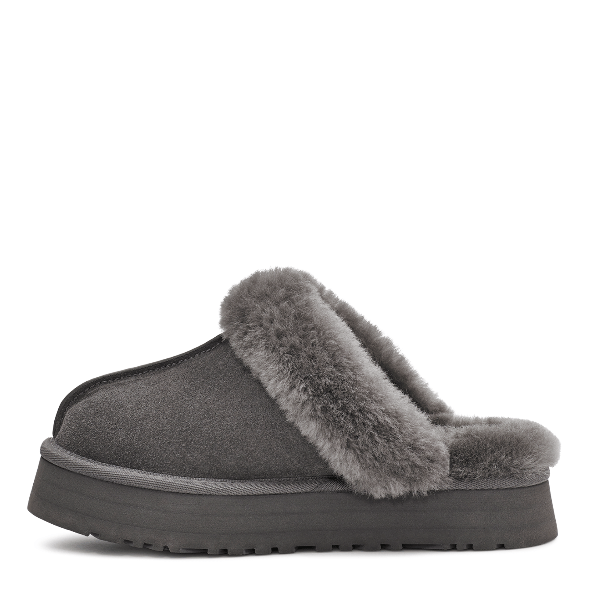 Womens UGG Charcoal Disquette Slippers