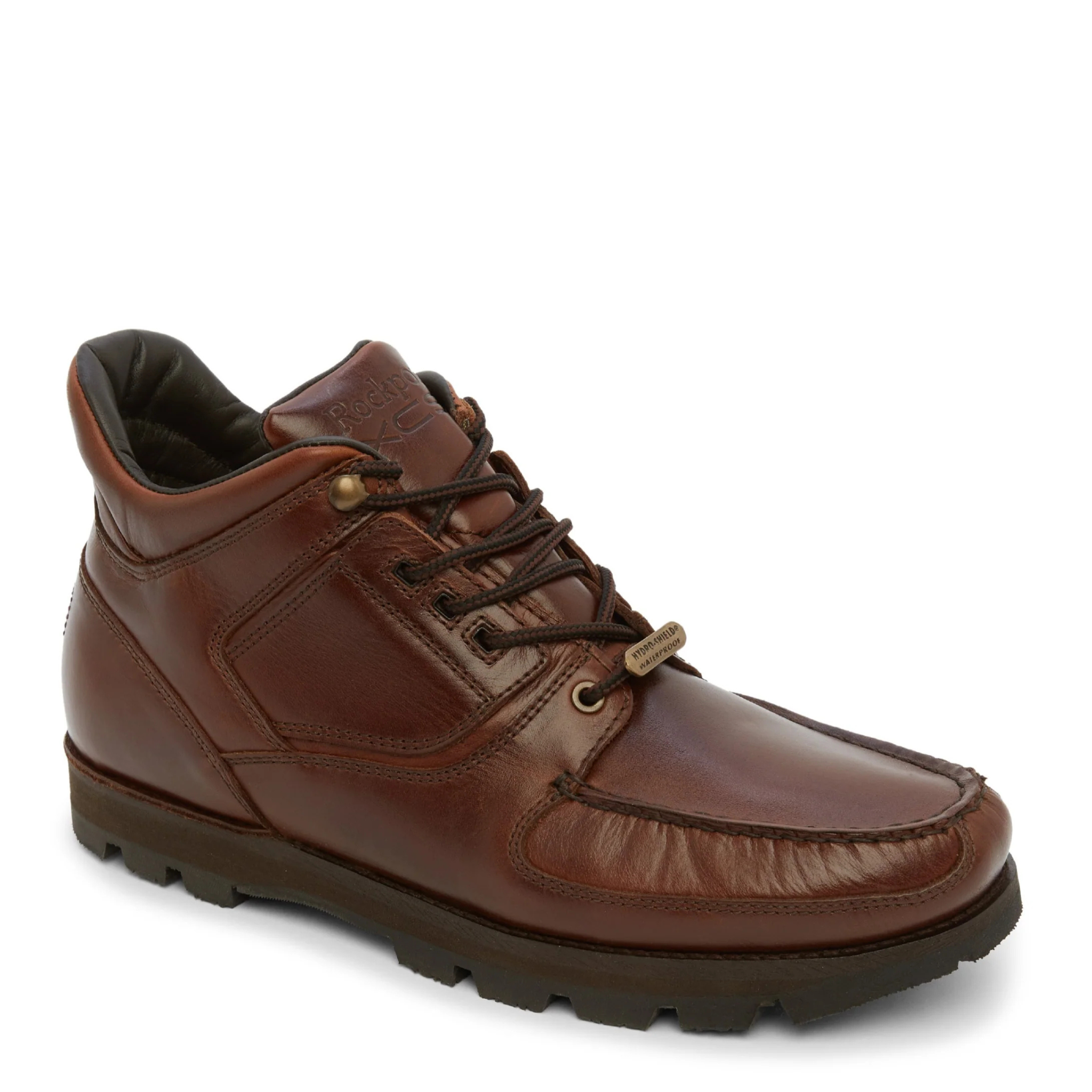 Mens Rockport Dark Brown Umbwe Hiker Boots