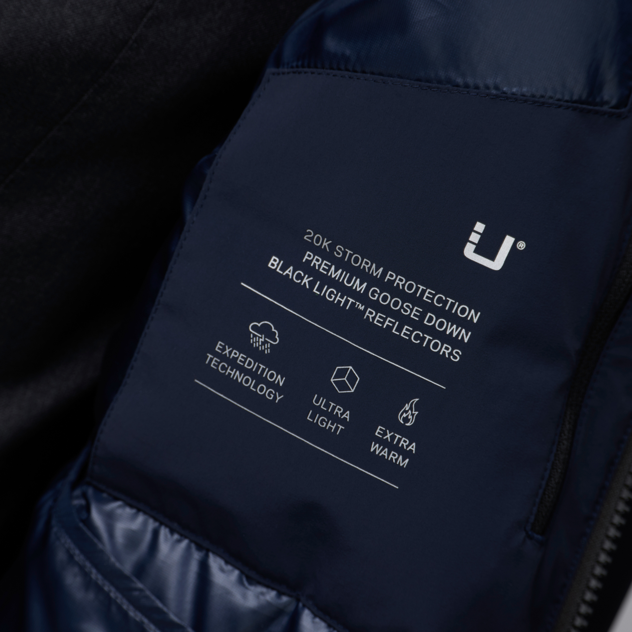 Mens UBR Navy Phantom Down Jacket