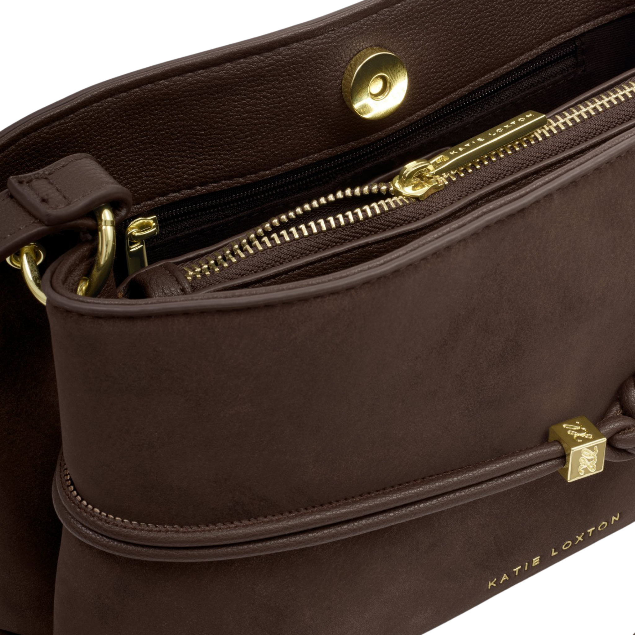 Womens Katie Loxton Bitter Chocolate Lori Crossbody Bag