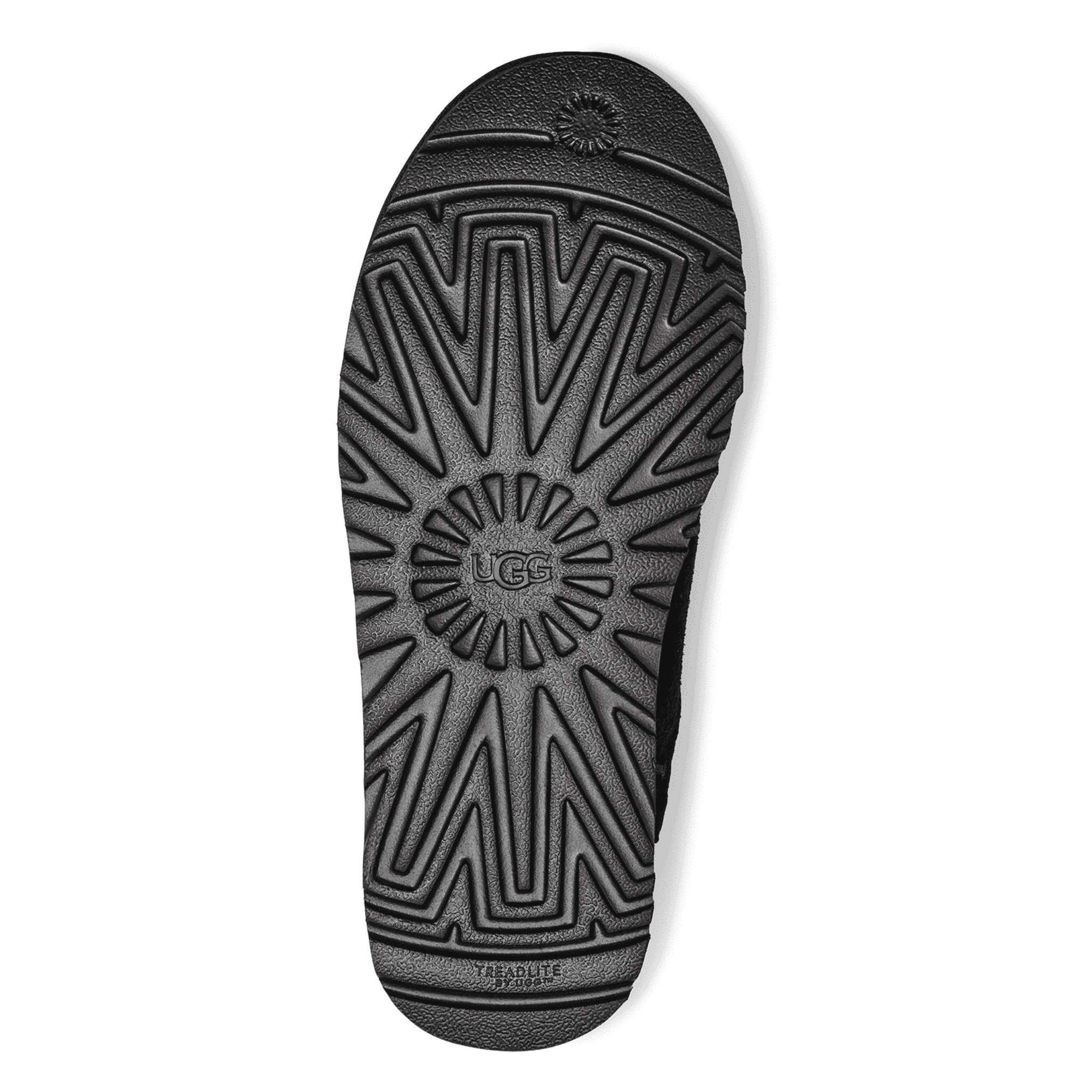 Mens UGG Black Classic Slip-On Slippers