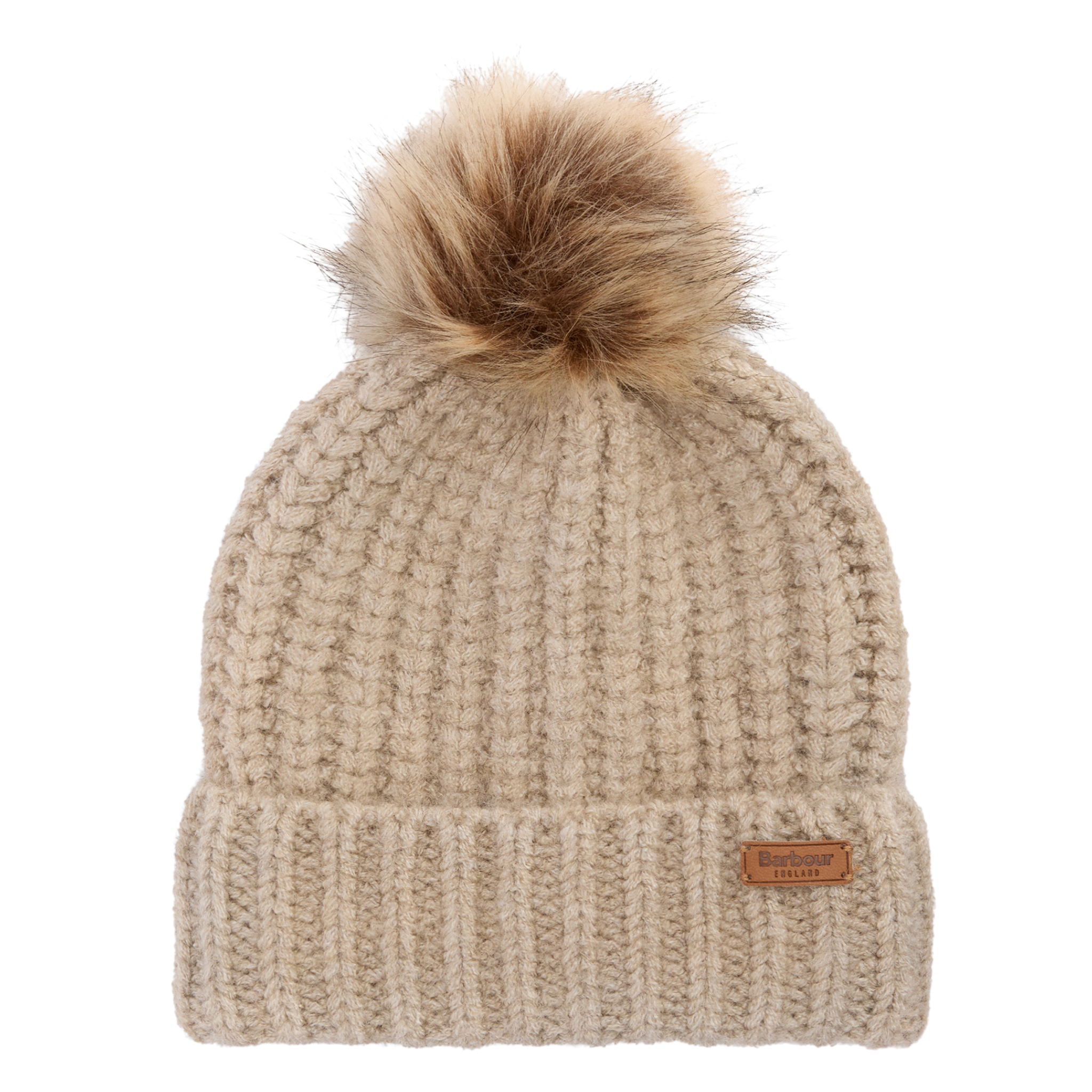 Womens Barbour Gardenia Tartan Saltburn Beanie & Scarf Gift Set