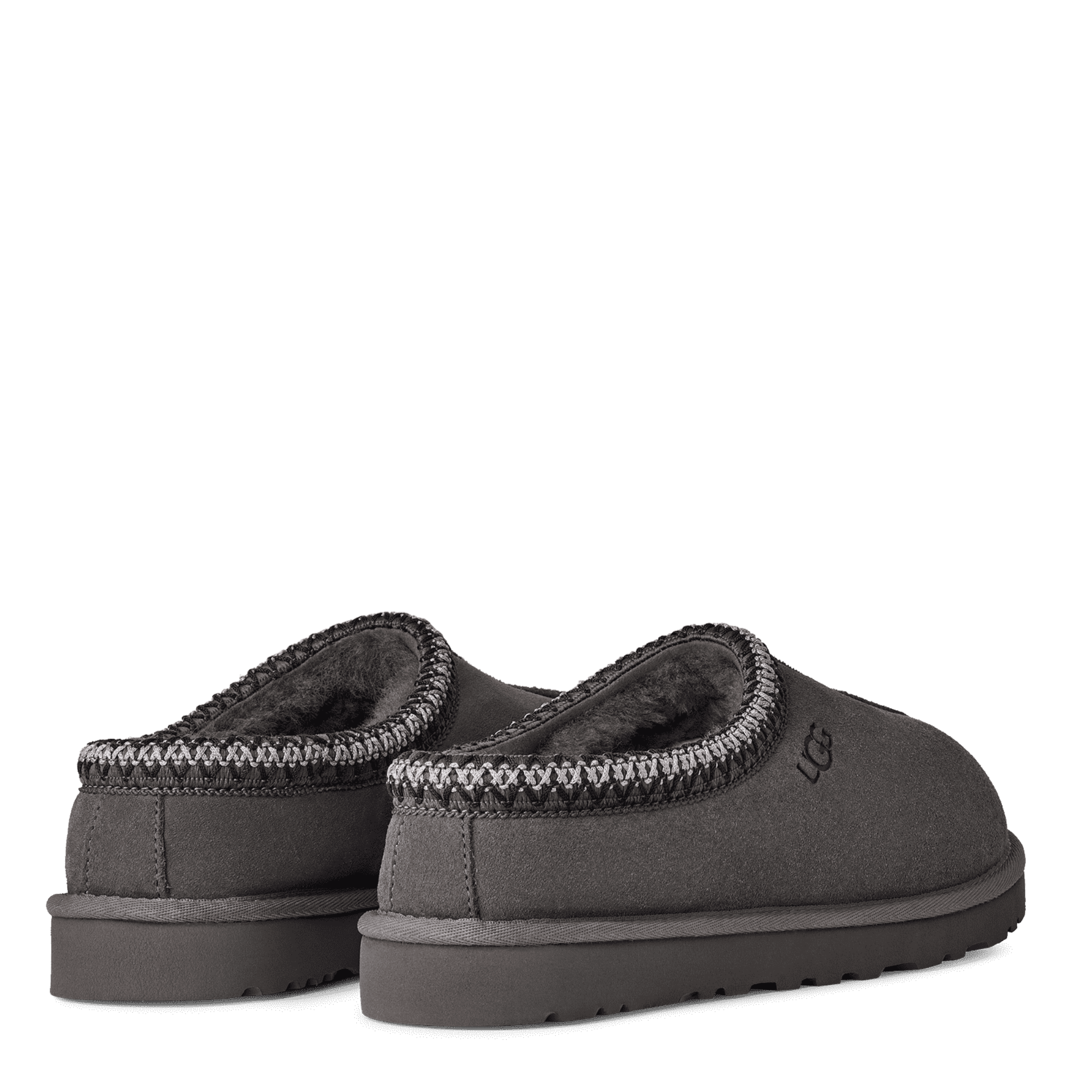 Mens UGG Dark Grey Tasman II Slippers