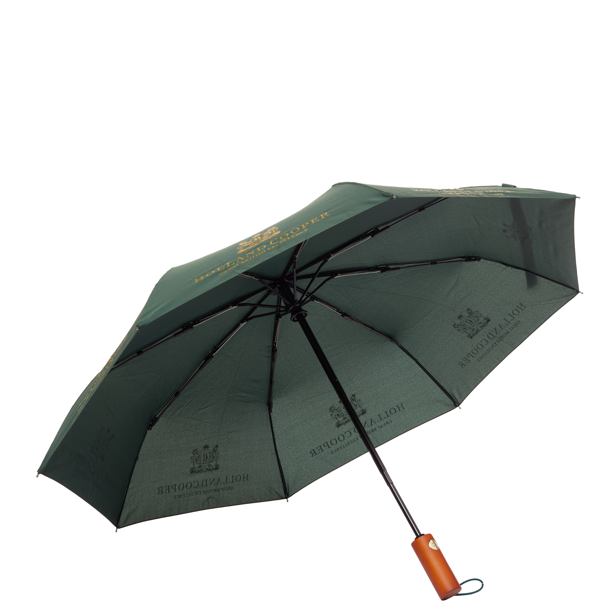 Womens Holland Cooper Green Mini HC Umbrella