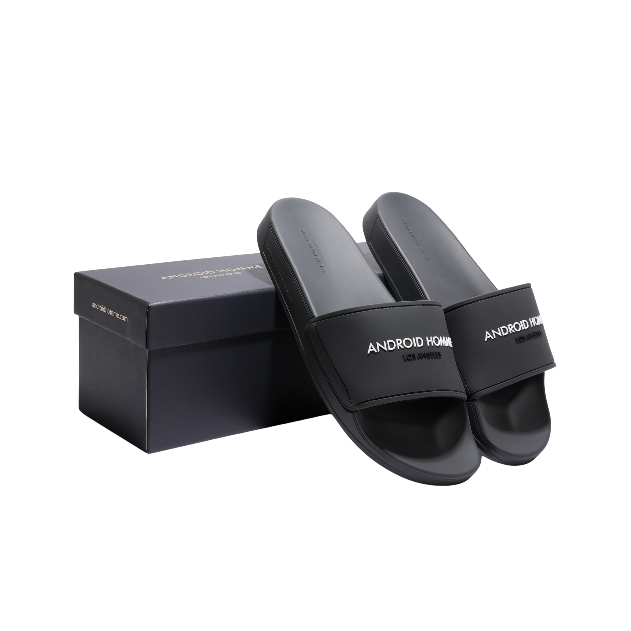 Mens Android Homme Dark Grey Laguna Beach Slides