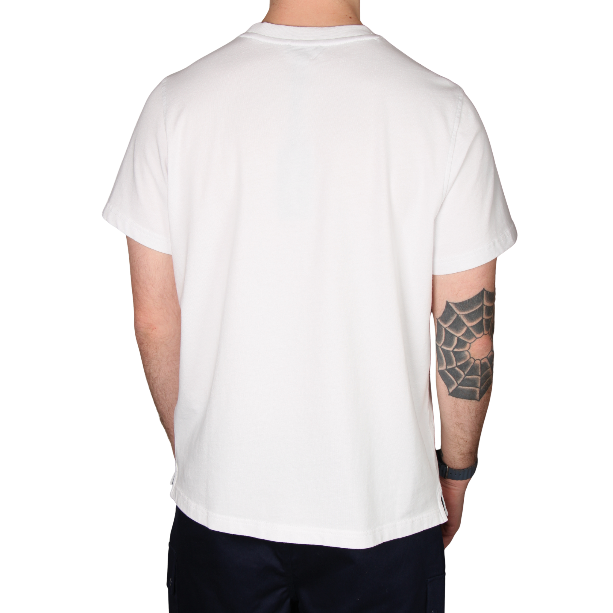 Mens Rockport White Hampshire Block Print S/s T Shirt