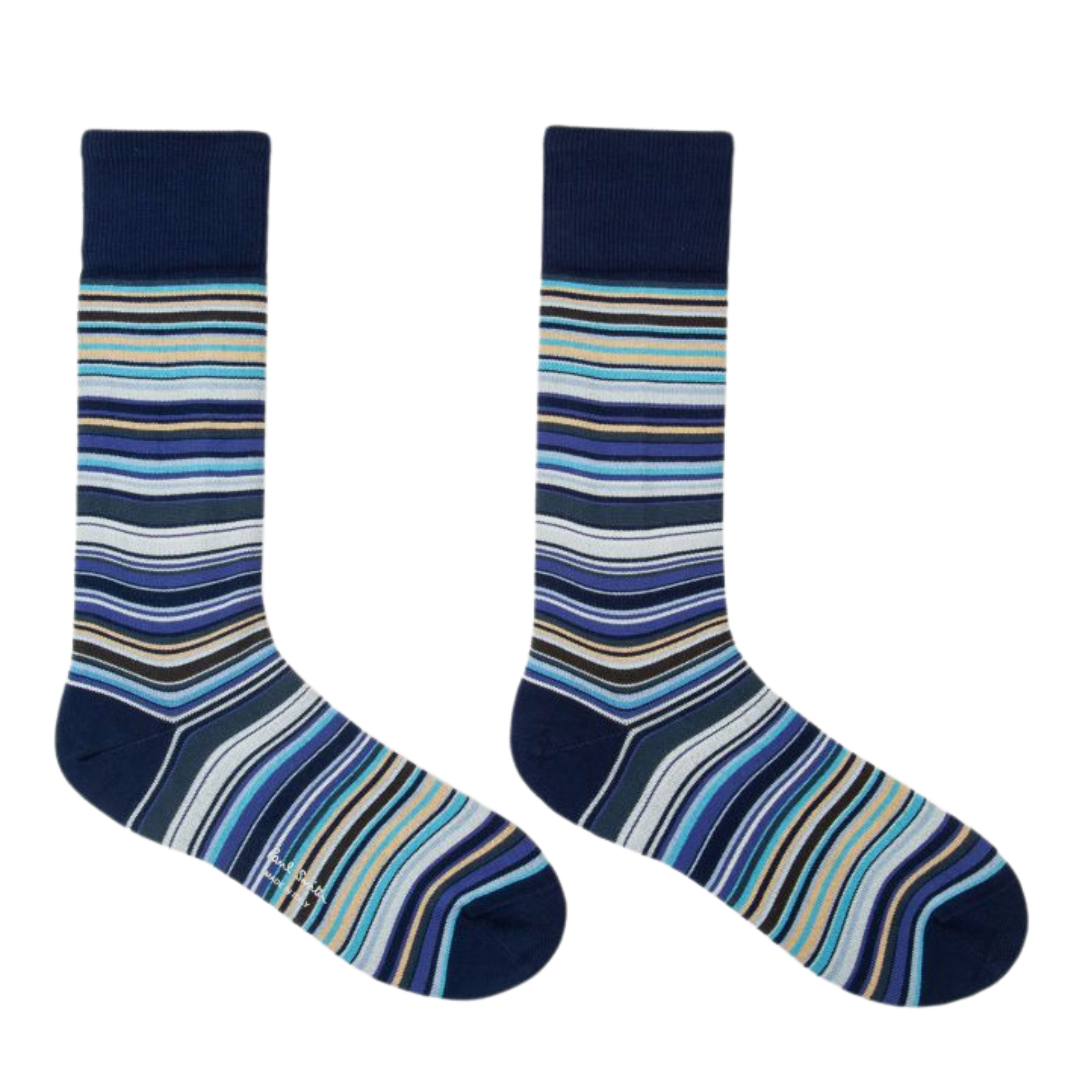 Mens Paul Smith Mixed Signature Stripe 2 Pack Socks