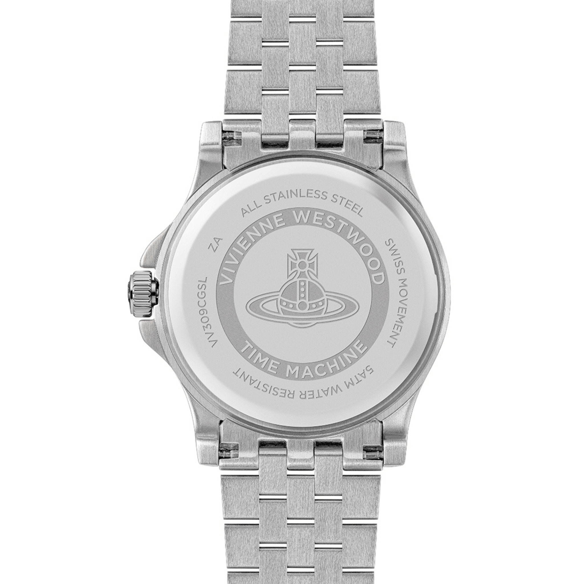 Mens Vivienne Westwood Silver Walbrook Bracelet Watch
