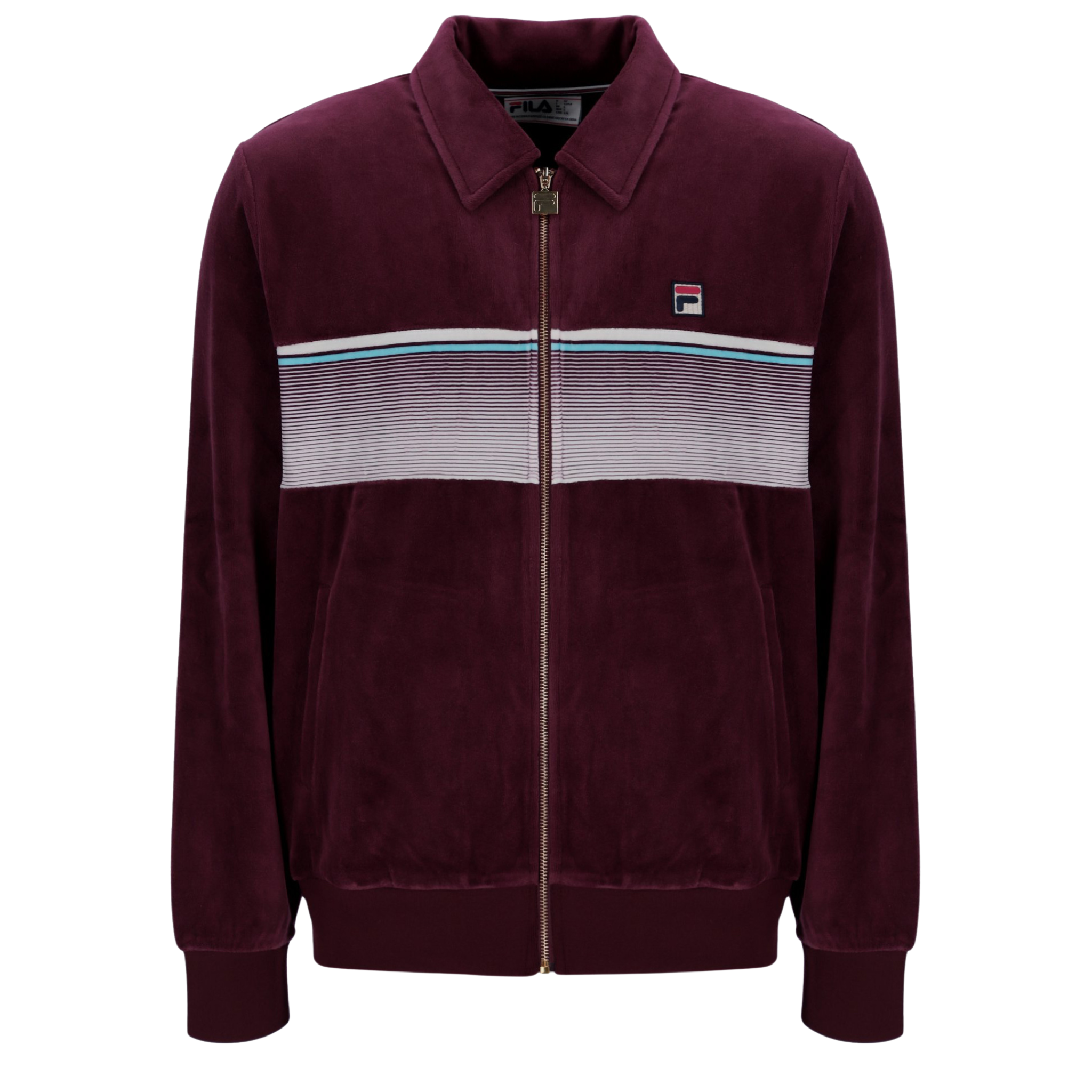 Mens Fila Fig/Milky Blue/Gardenia Malakai Track Jacket