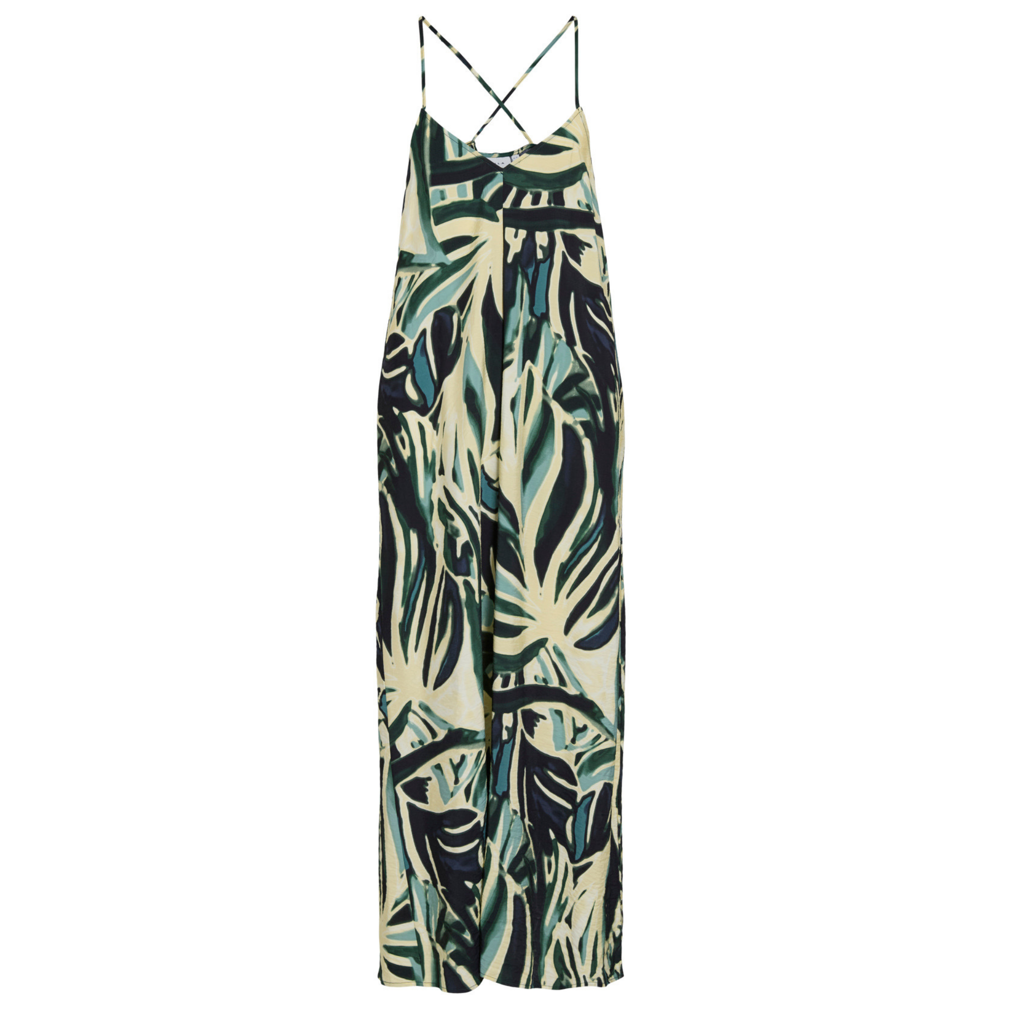 Womens Vila Atlantic Deep Viryn Singlet Maxi Dress