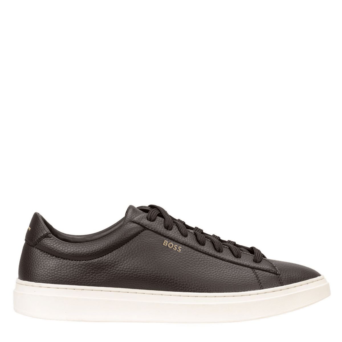 Mens BOSS Dark Brown Kieran_Tenn_algr Trainers