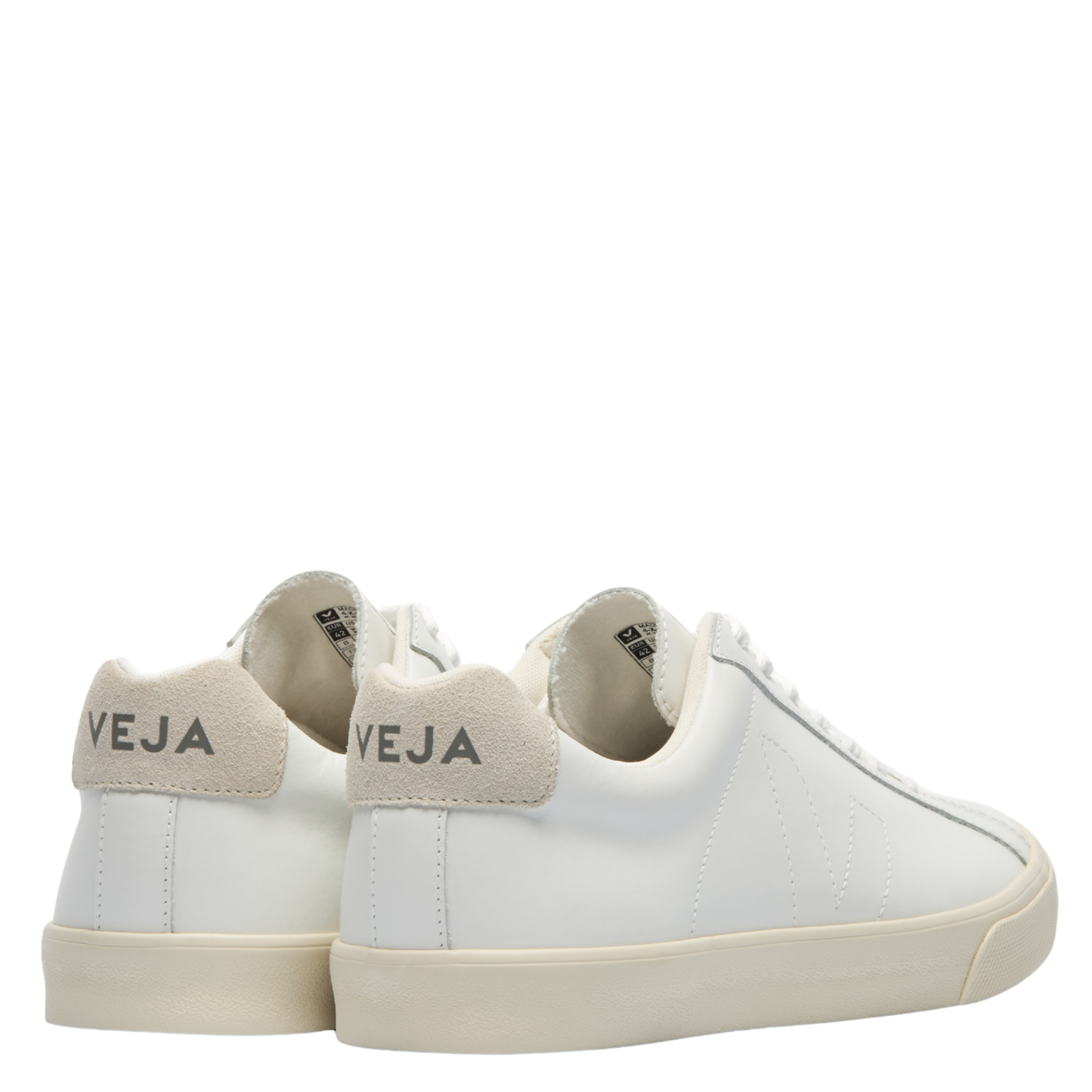 Mens VEJA Extra White Esplar Leather Trainers