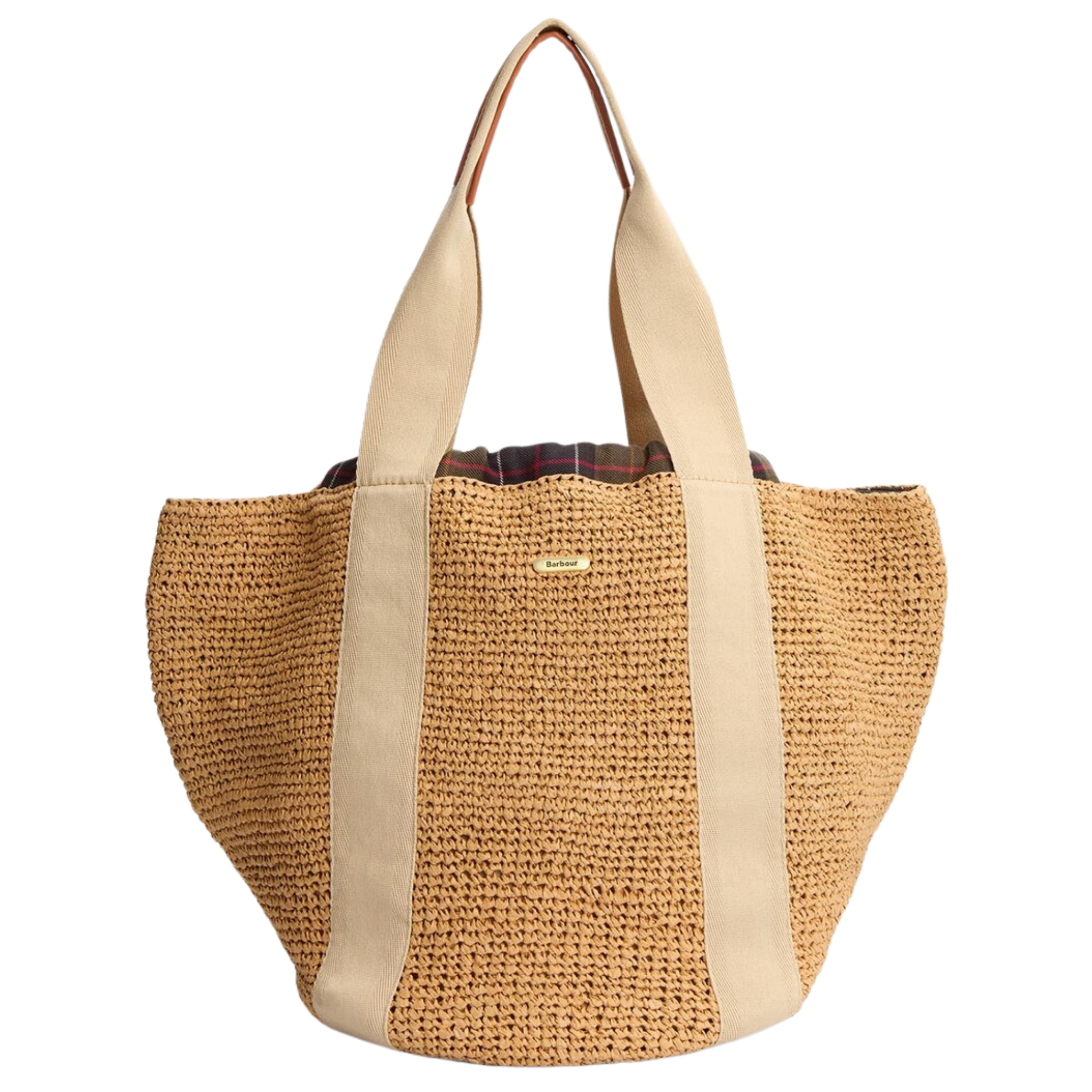 Womens Barbour Natural Lily Beach Tote Bag