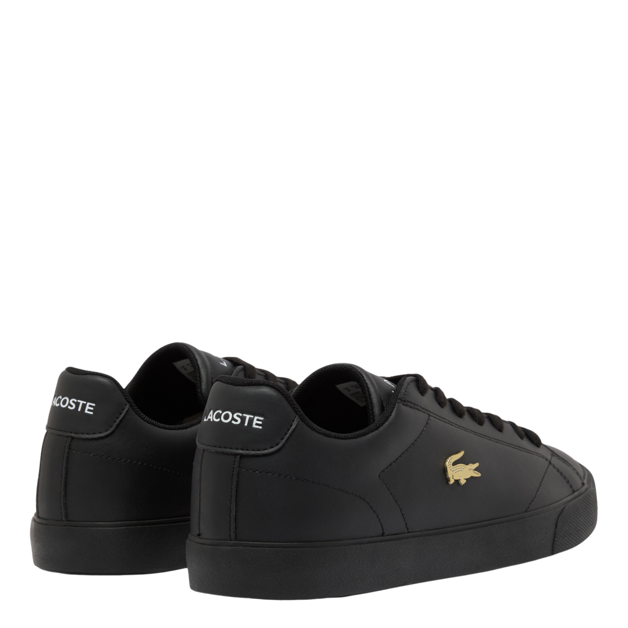 Mens Lacoste Black/Black Lerond Set Trainers