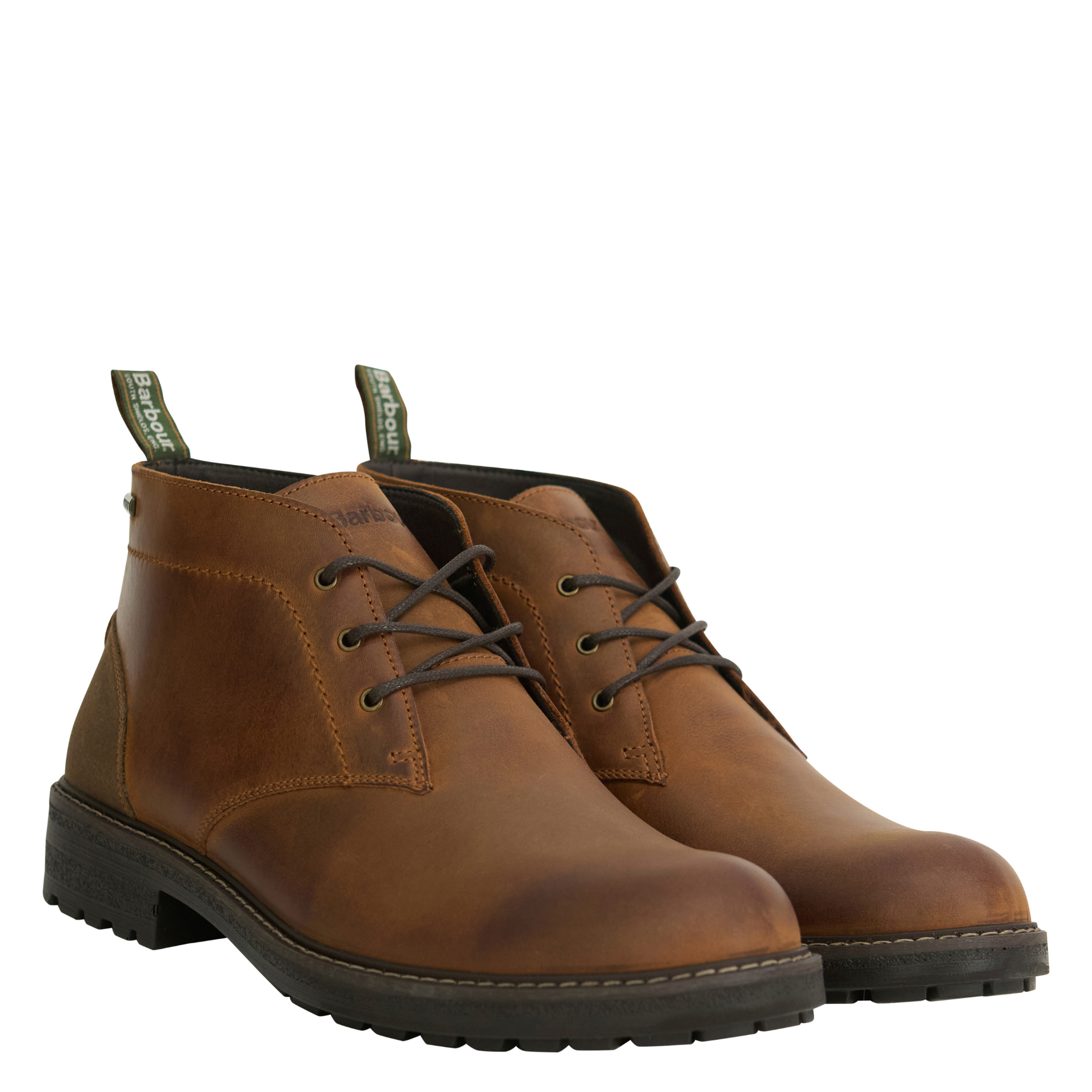 Mens Barbour Teak Shawdon Chukka Boots