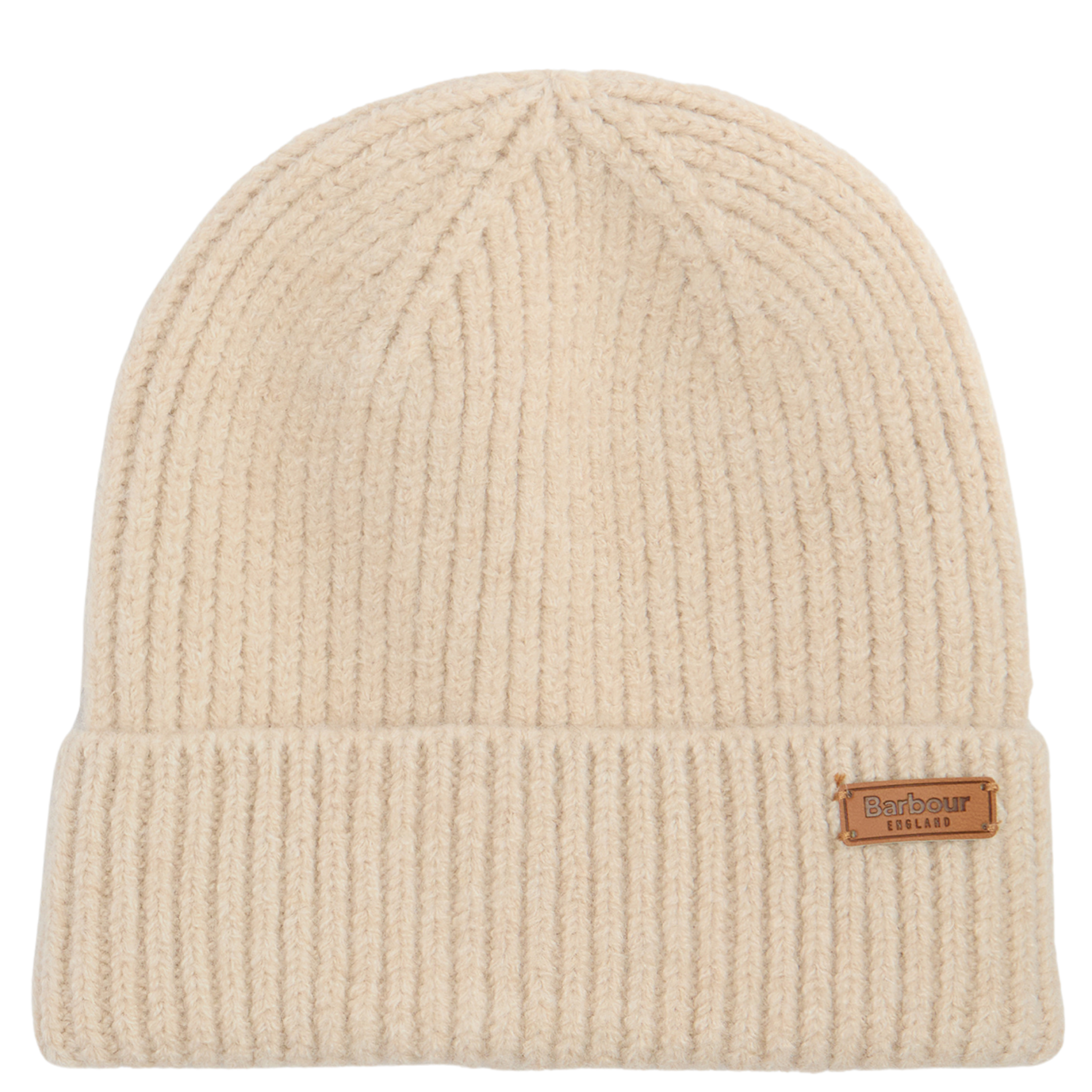 Womens Barbour Hessian/Navy Tartan Pendle Beanie & Blair Scarf Gift Set