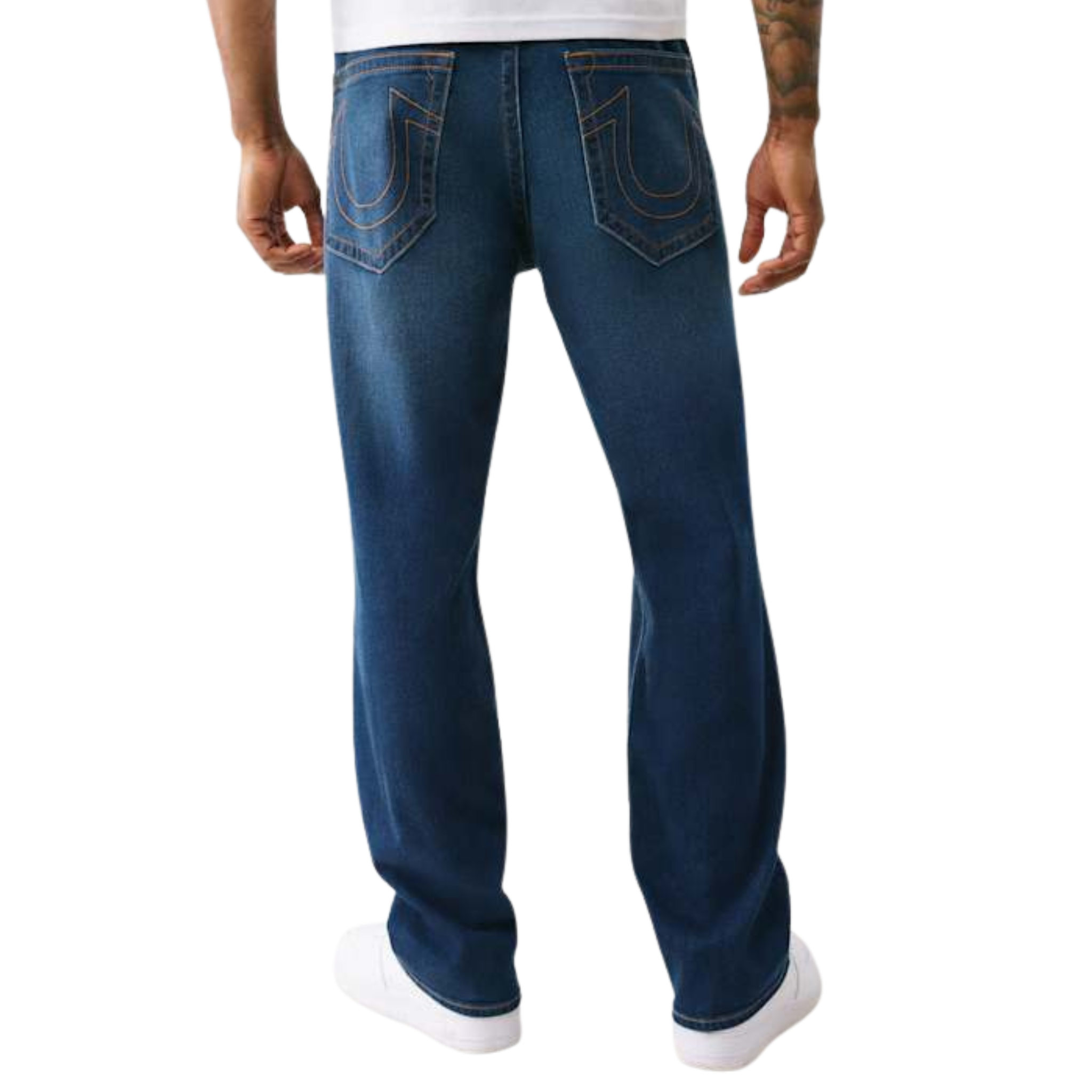 Mens True Religion Damon Dark Wash Bobby SN NF Baggy Jeans