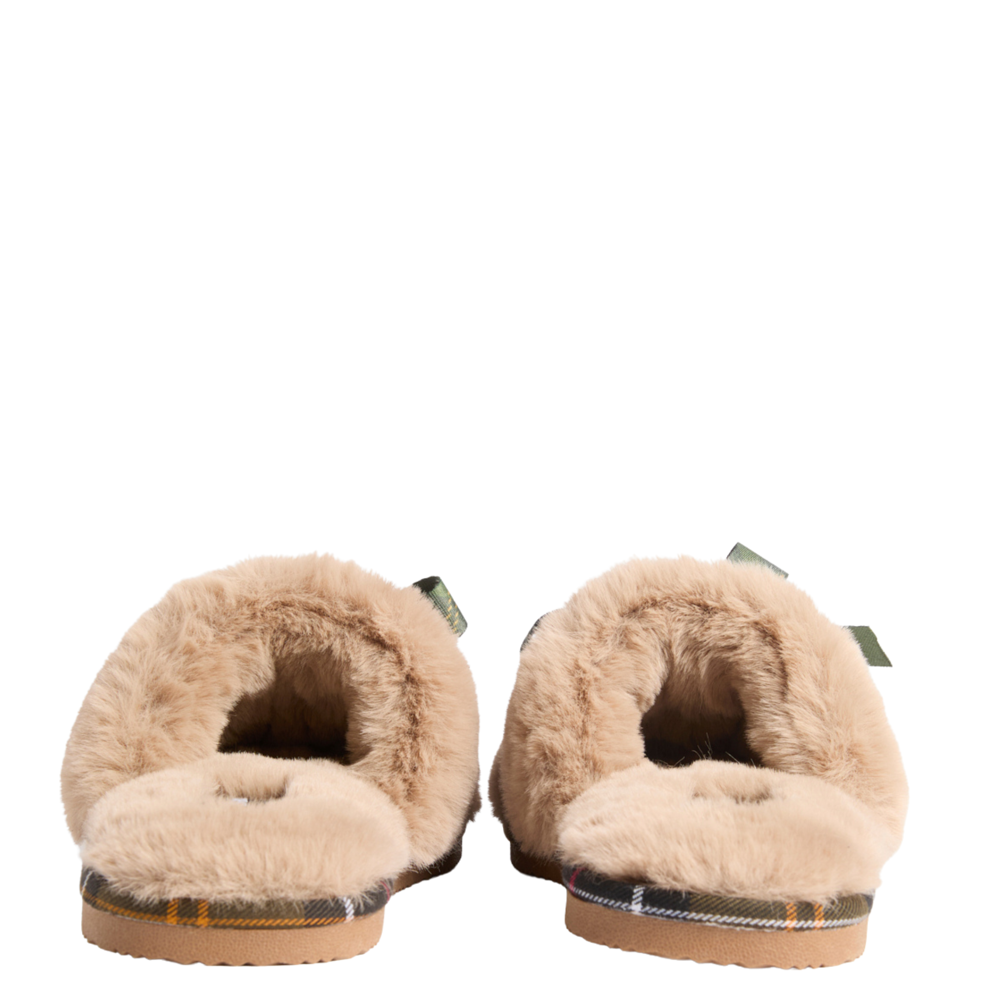 Womens Barbour Taupe Eleanora Slippers
