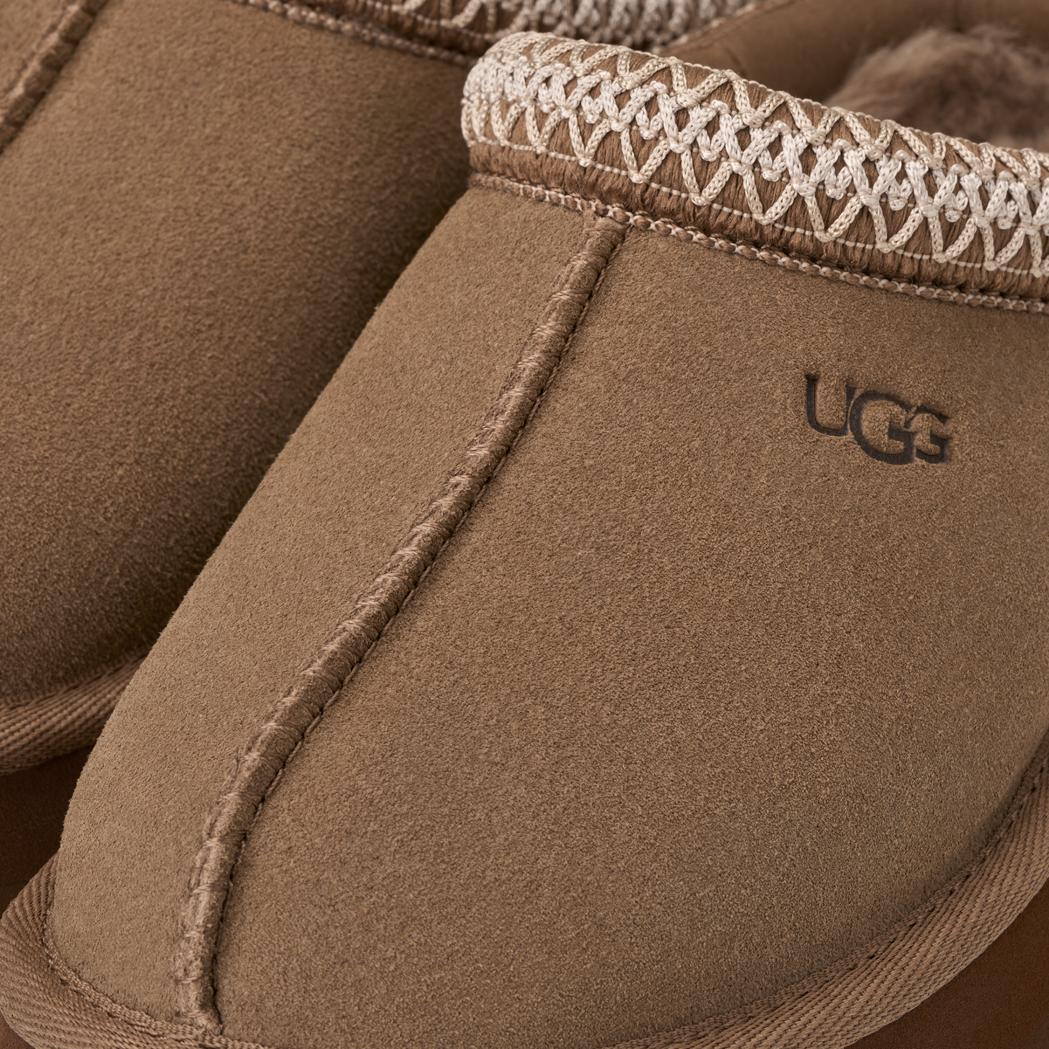 Kids UGG Light Bronze Tazz Slippers