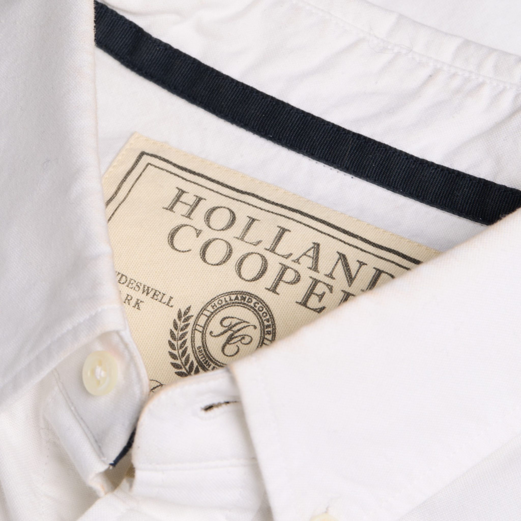 Womens Holland Cooper White Oxford L/s Shirt