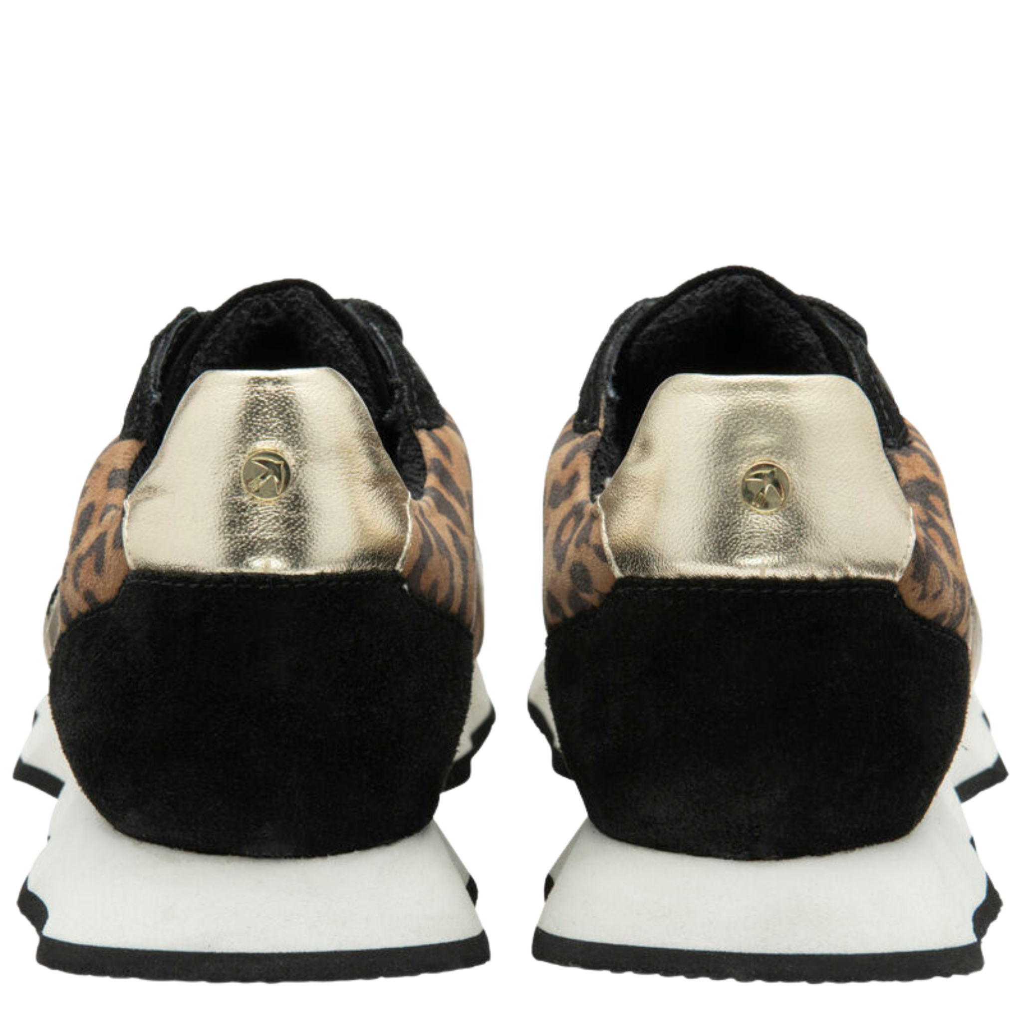 Womens Ravel Black/Gold/Animal Innes Trainers
