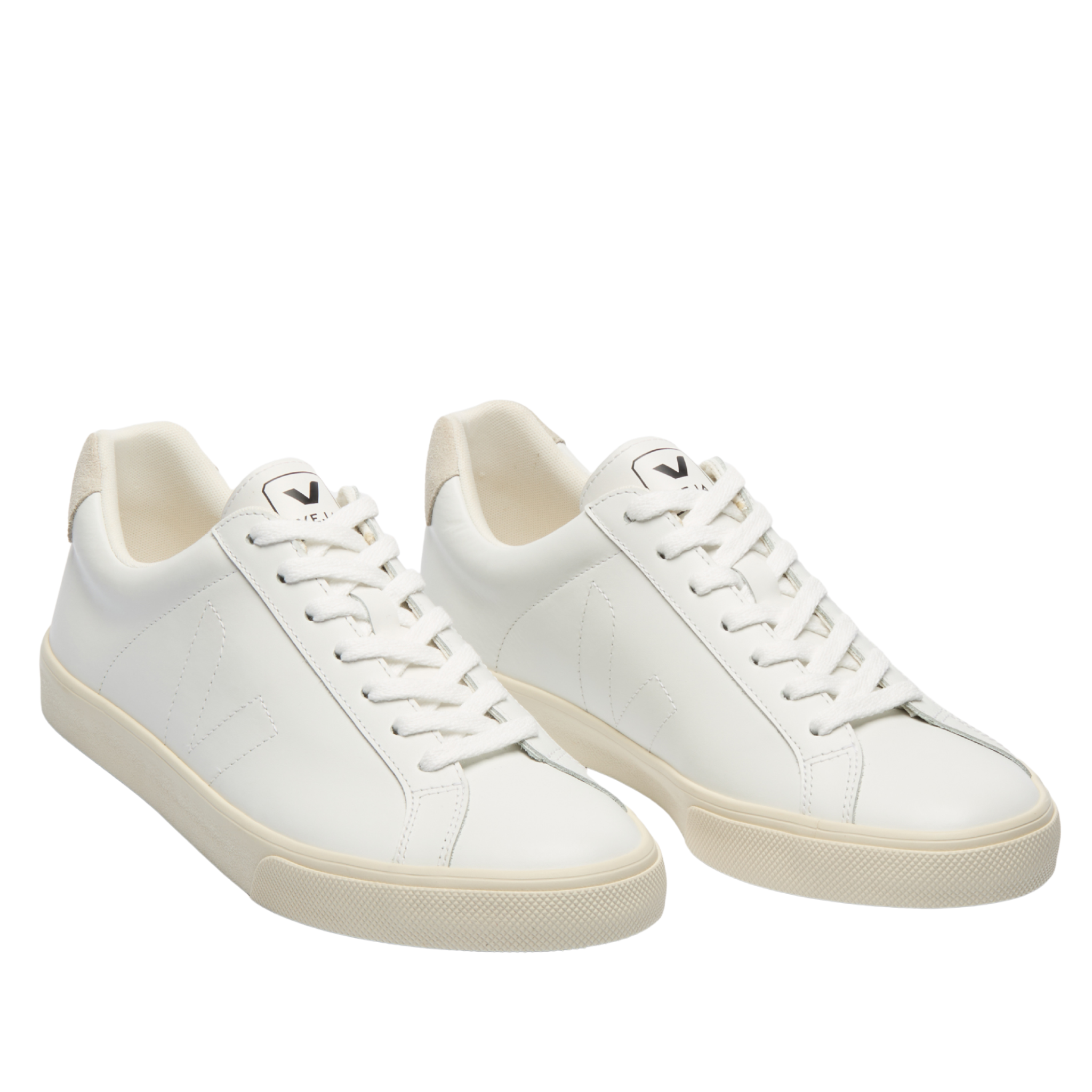 Mens VEJA Extra White Esplar Leather Trainers