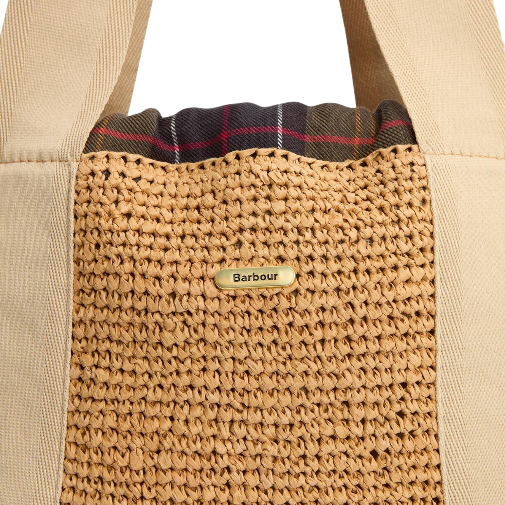 Womens Barbour Natural Lily Beach Tote Bag