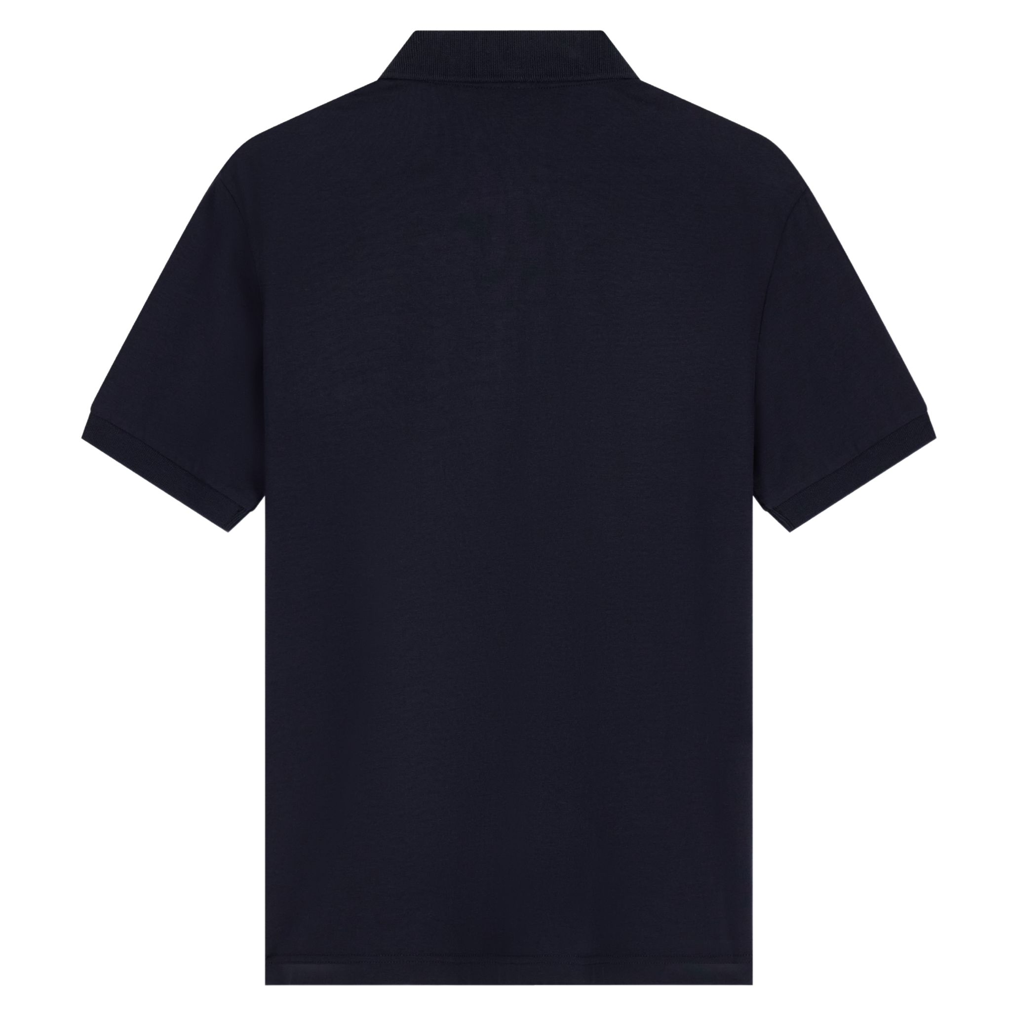 Mens Armani Exchange Deep Navy Milano Zip S/s Polo