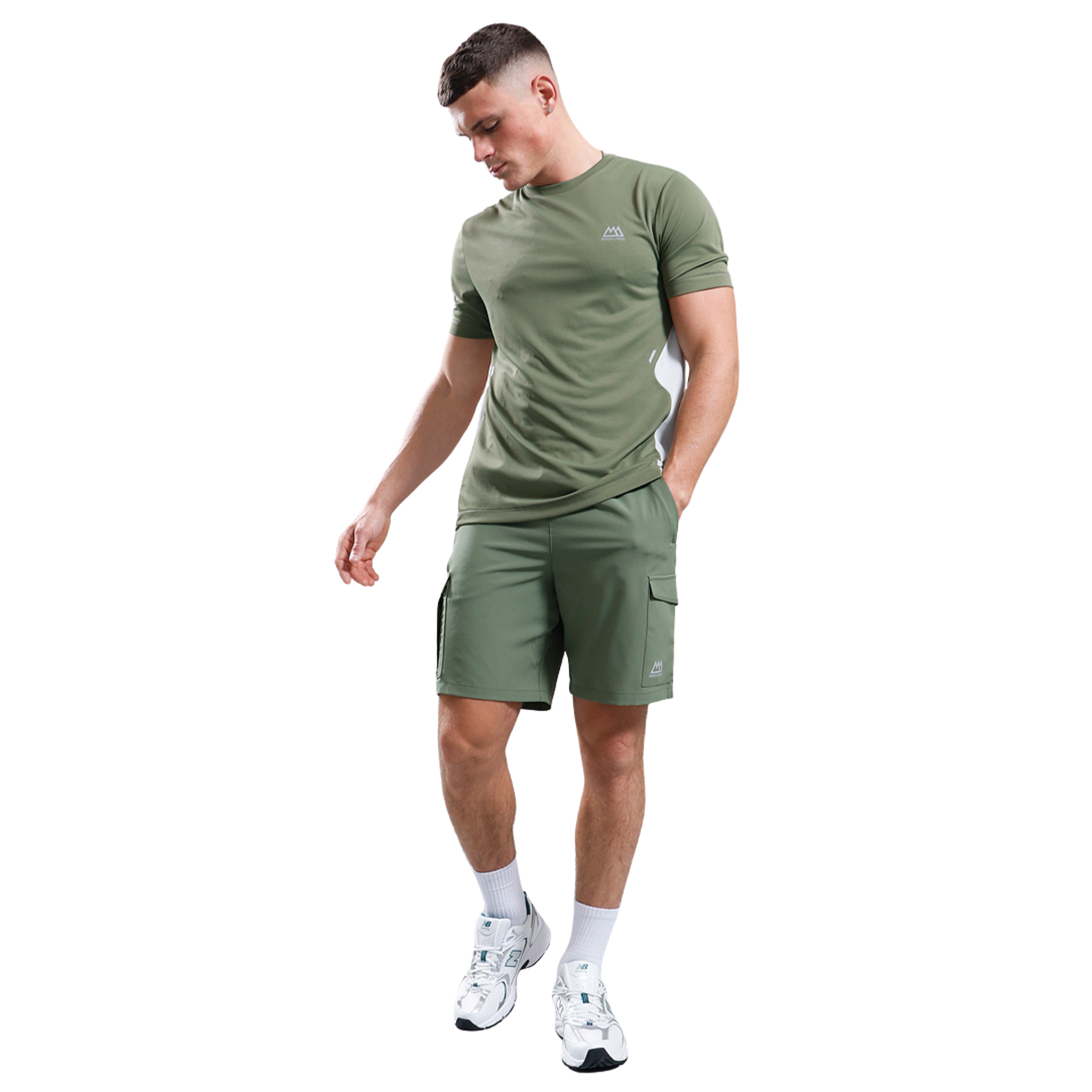 Mens Marshall Artist Khaki Nevis S/s T Shirt