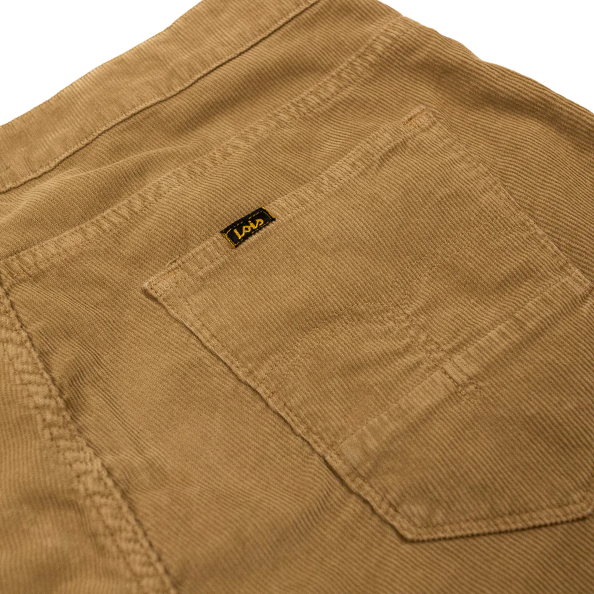 Mens Lois Dark Sand Sierra Corduroy Tapered Pants
