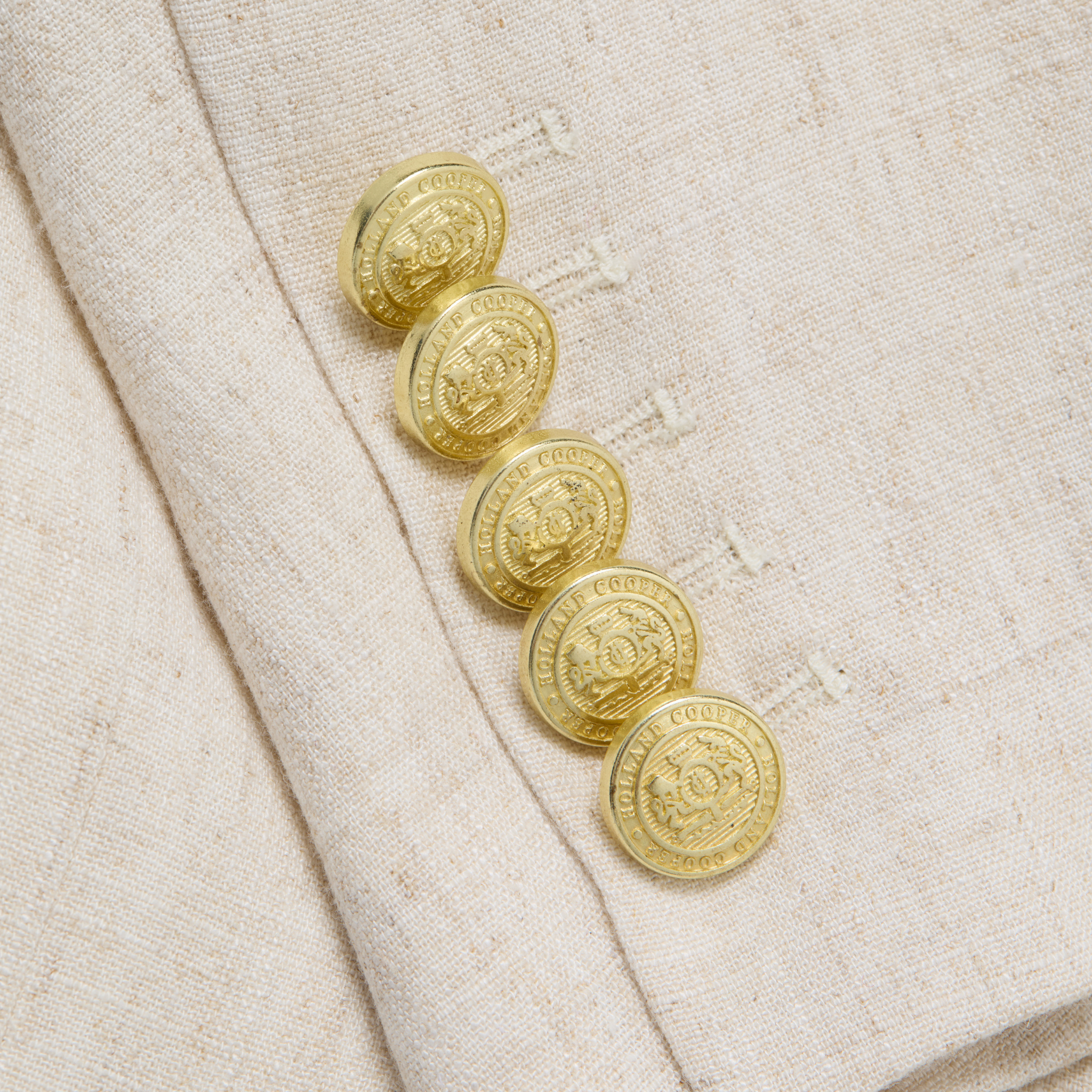 Womens Holland Cooper Natural Linen Knightsbridge Blazer