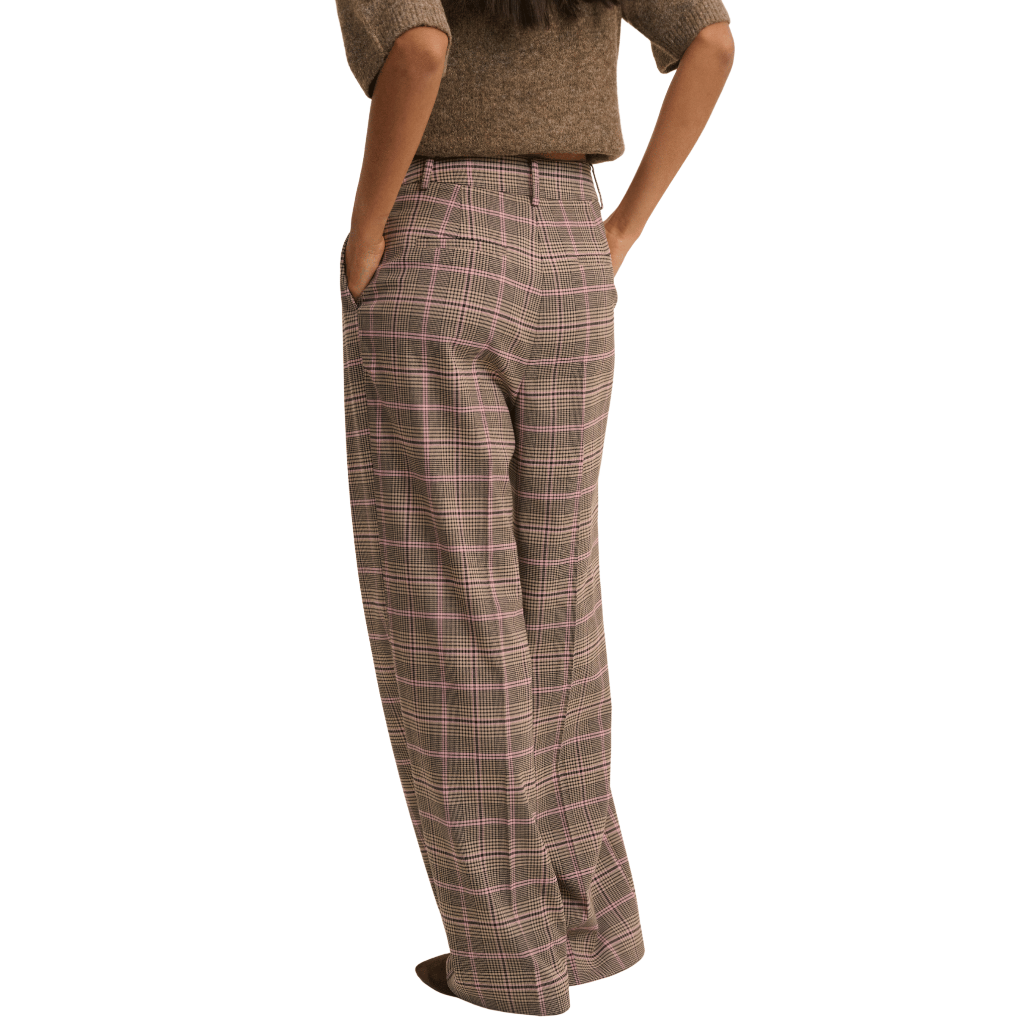 Womens Nobody's Child Multi Tailored Check Trousers