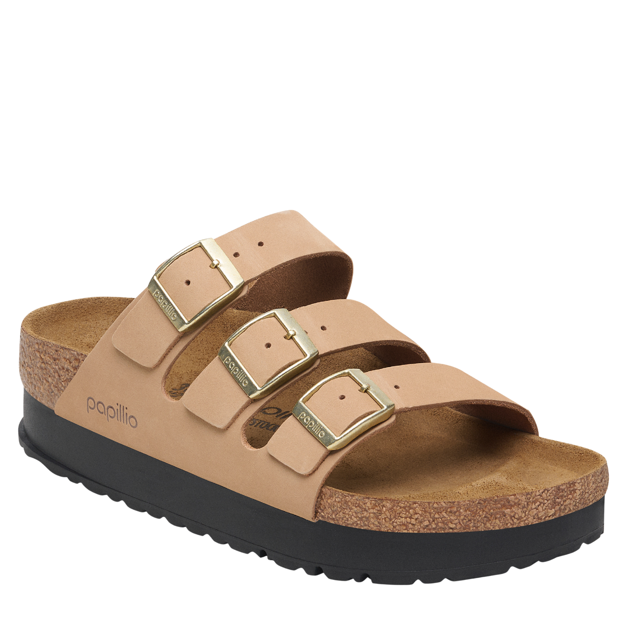 Womens Birkenstock Sandcastle Florida Flex Platform Sandals