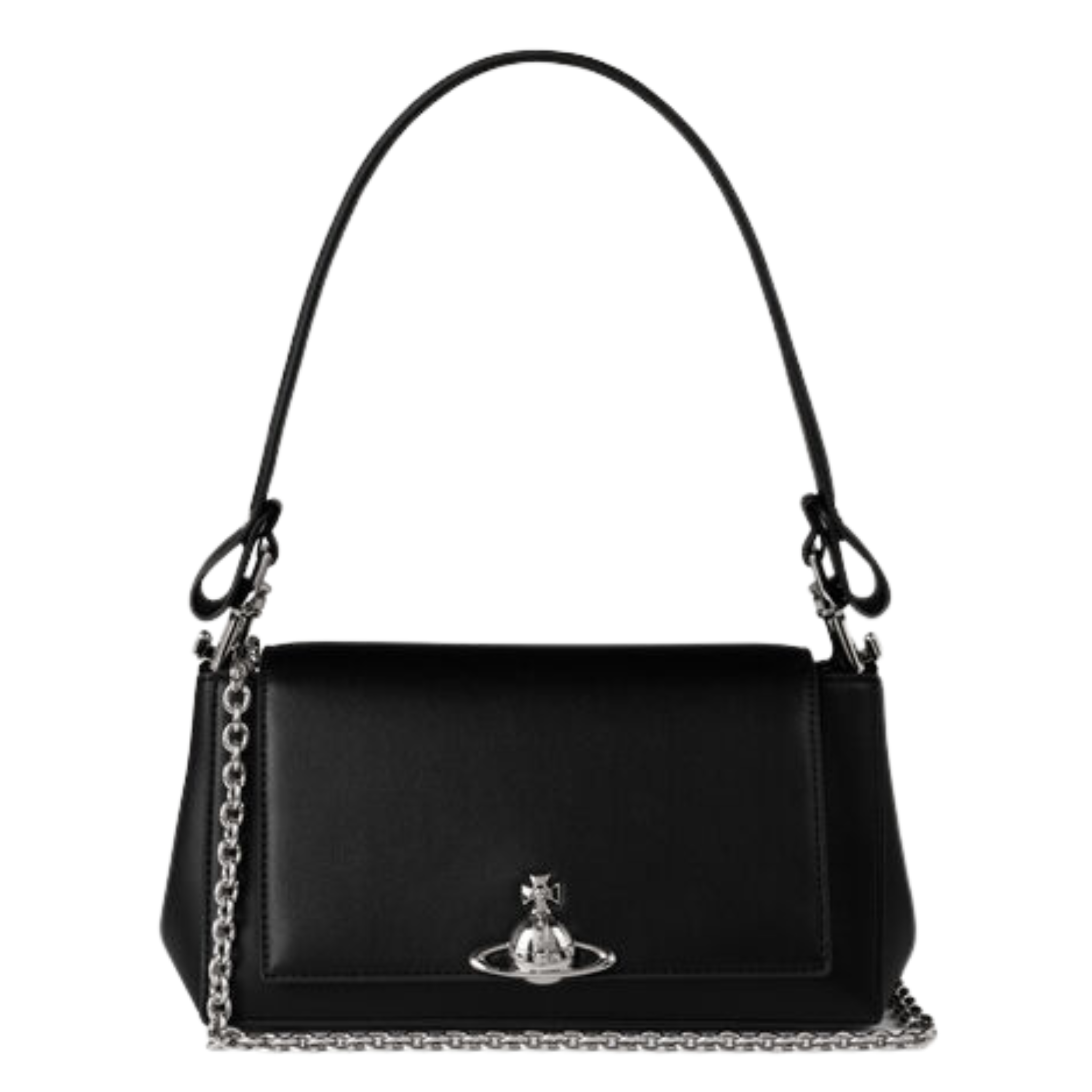 Womens Vivienne Westwood Black Smooth Hazel Medium Handbag