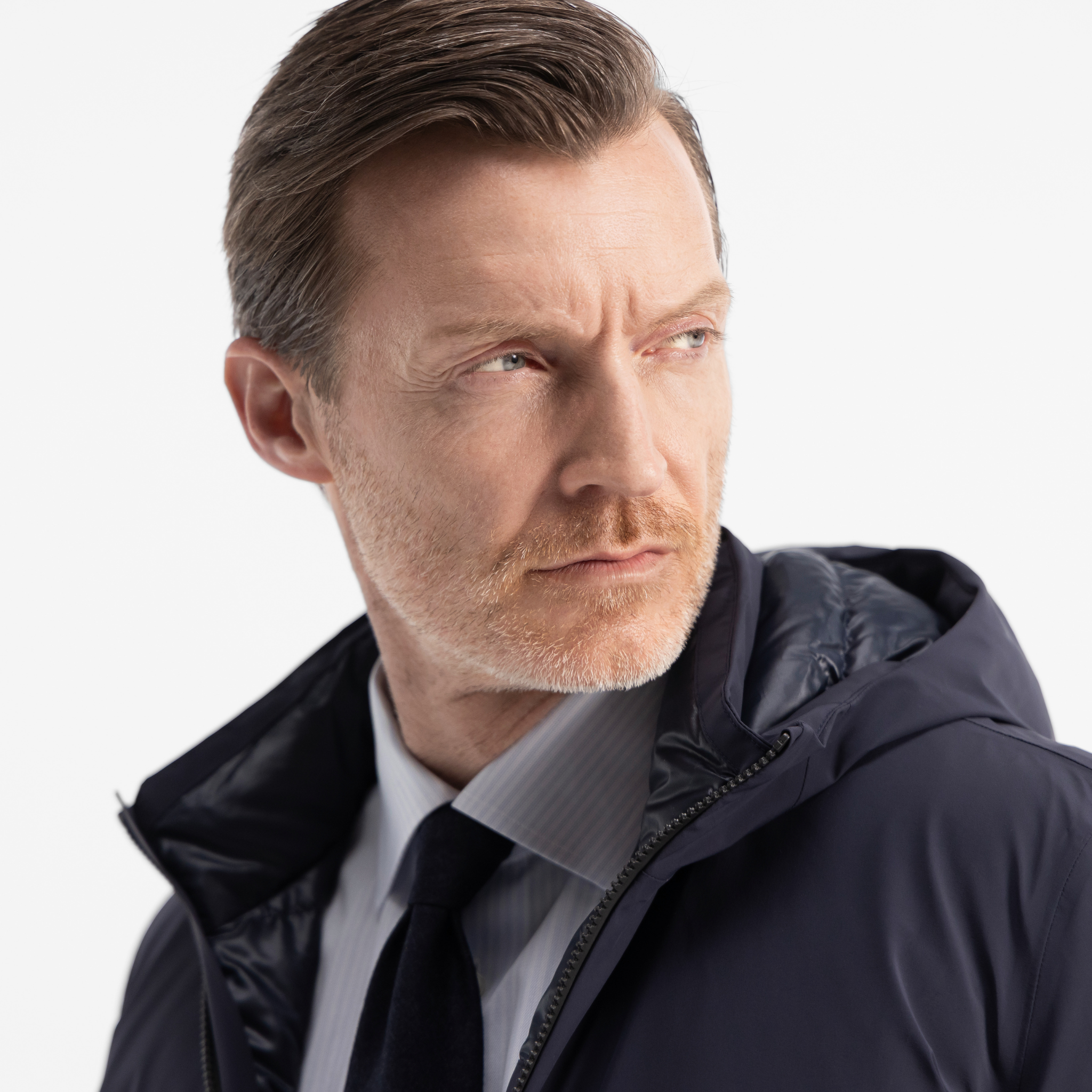 Mens UBR Navy Phantom Down Jacket