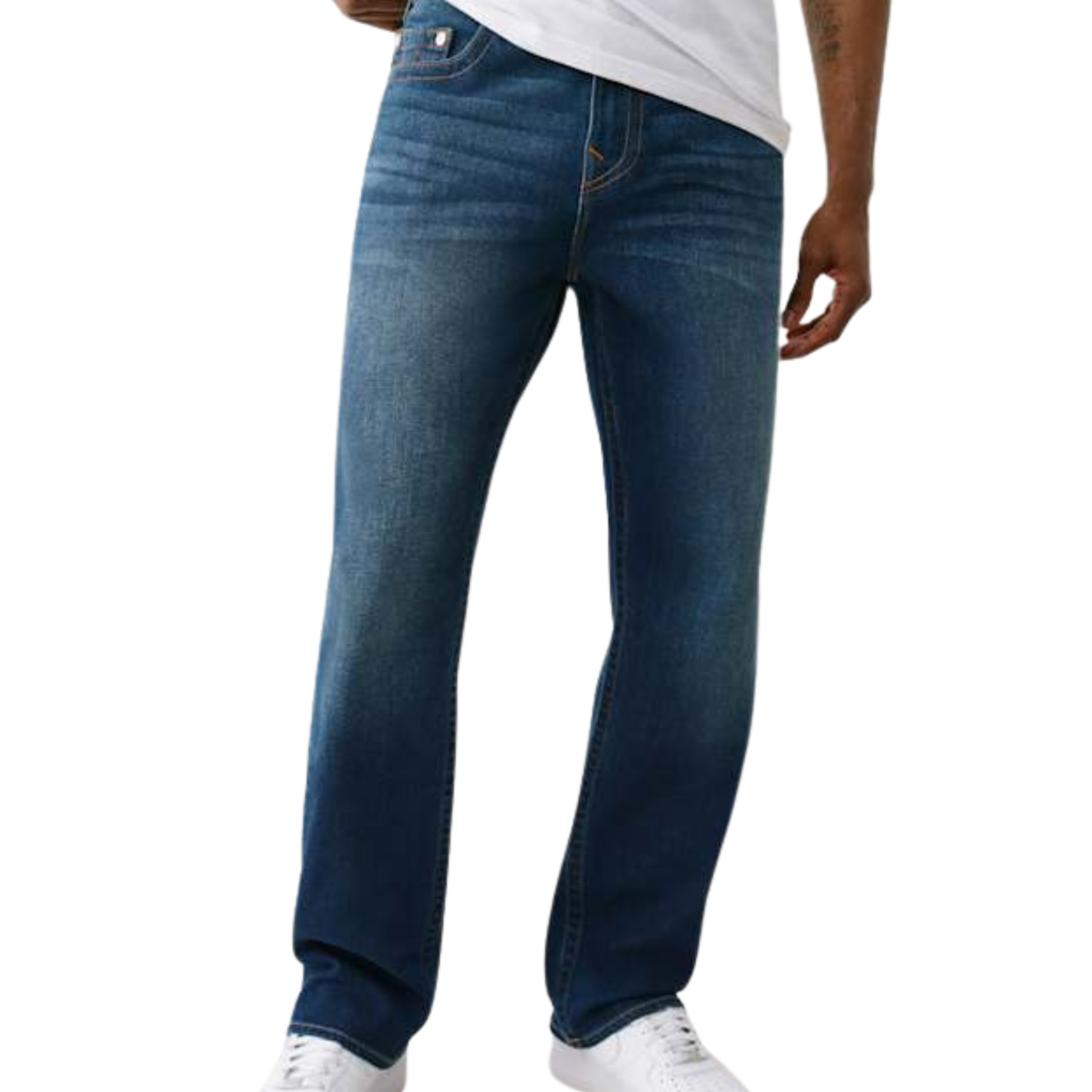 Mens True Religion Damon Dark Wash Bobby SN NF Baggy Jeans