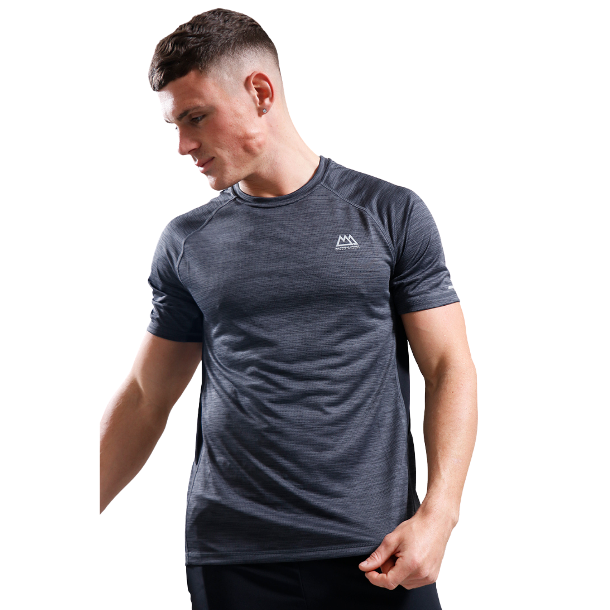 Mens Marshall Artist Black Quest S/s T Shirt