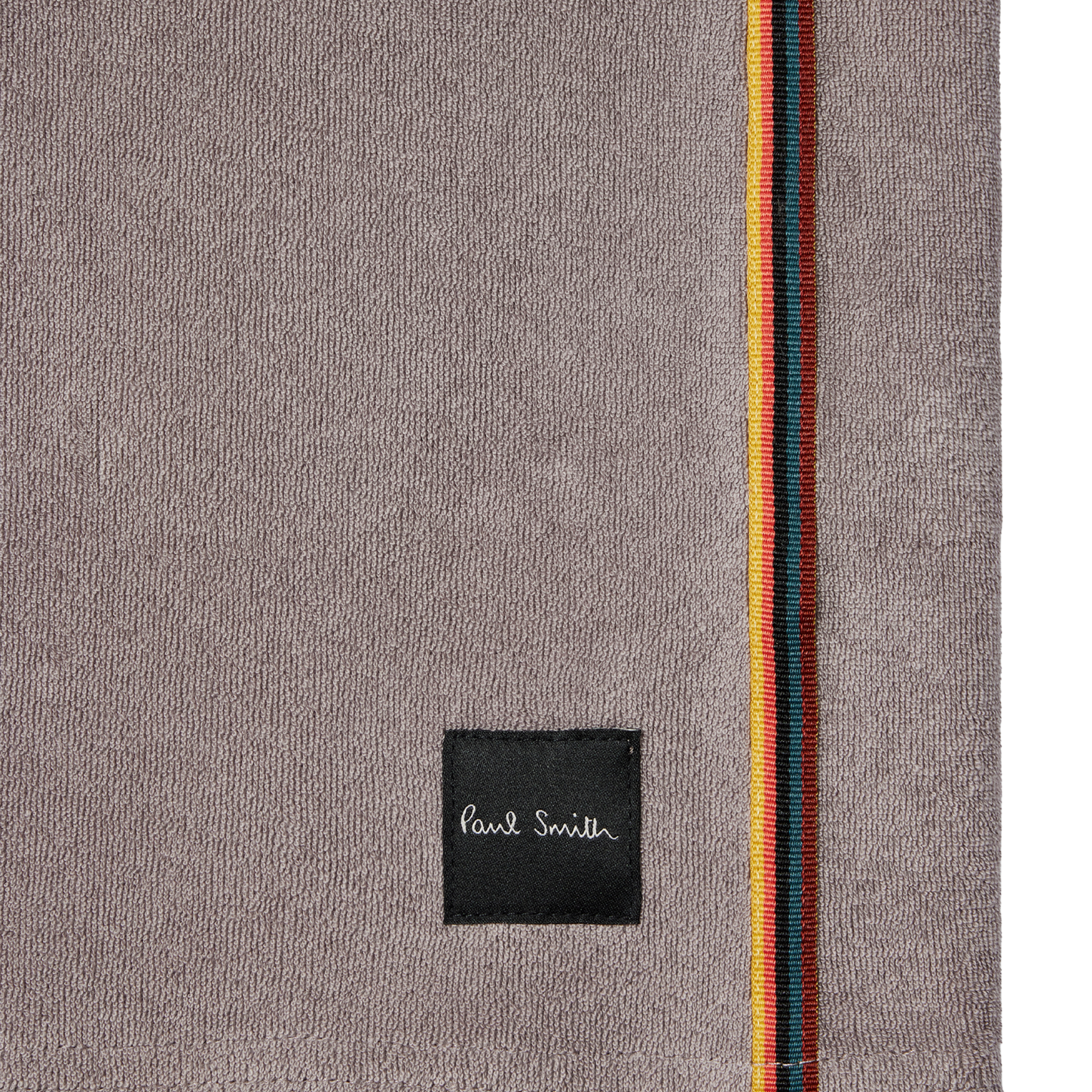 Mens Paul Smith Stone Grey Towelling Lounge S/s Shirt