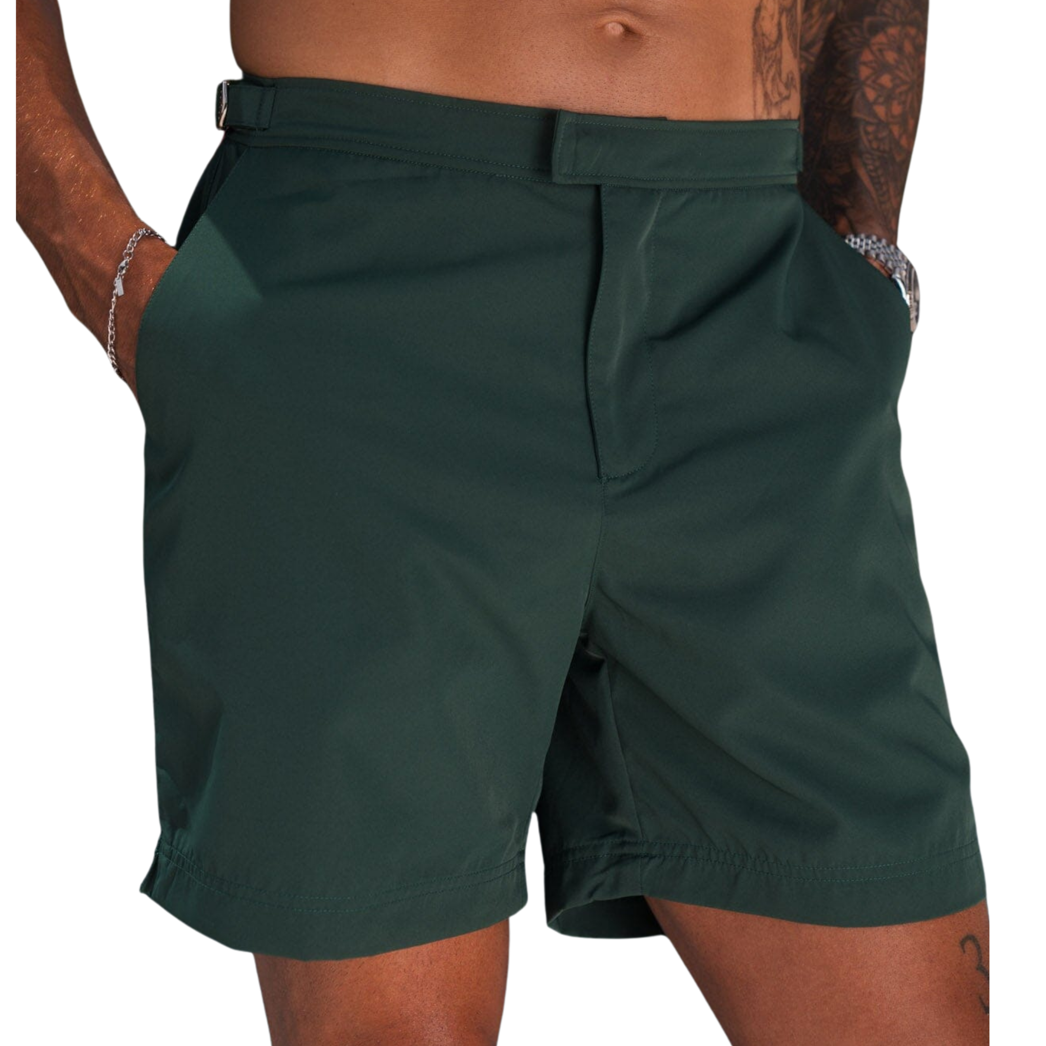 Mens Belier Rolex Green Archer Swim Shorts